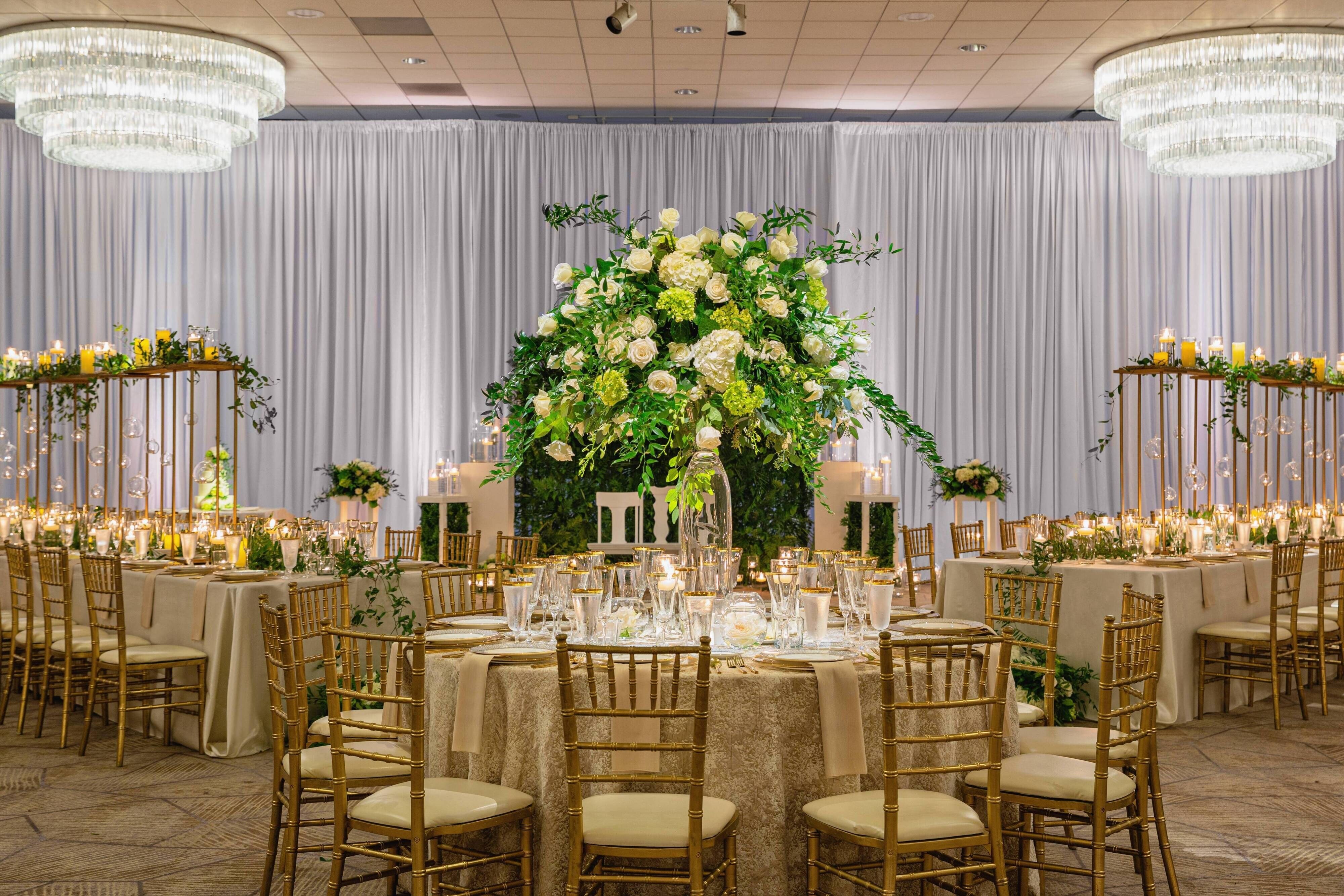 Charlotte Ballroom - Wedding Reception Setup