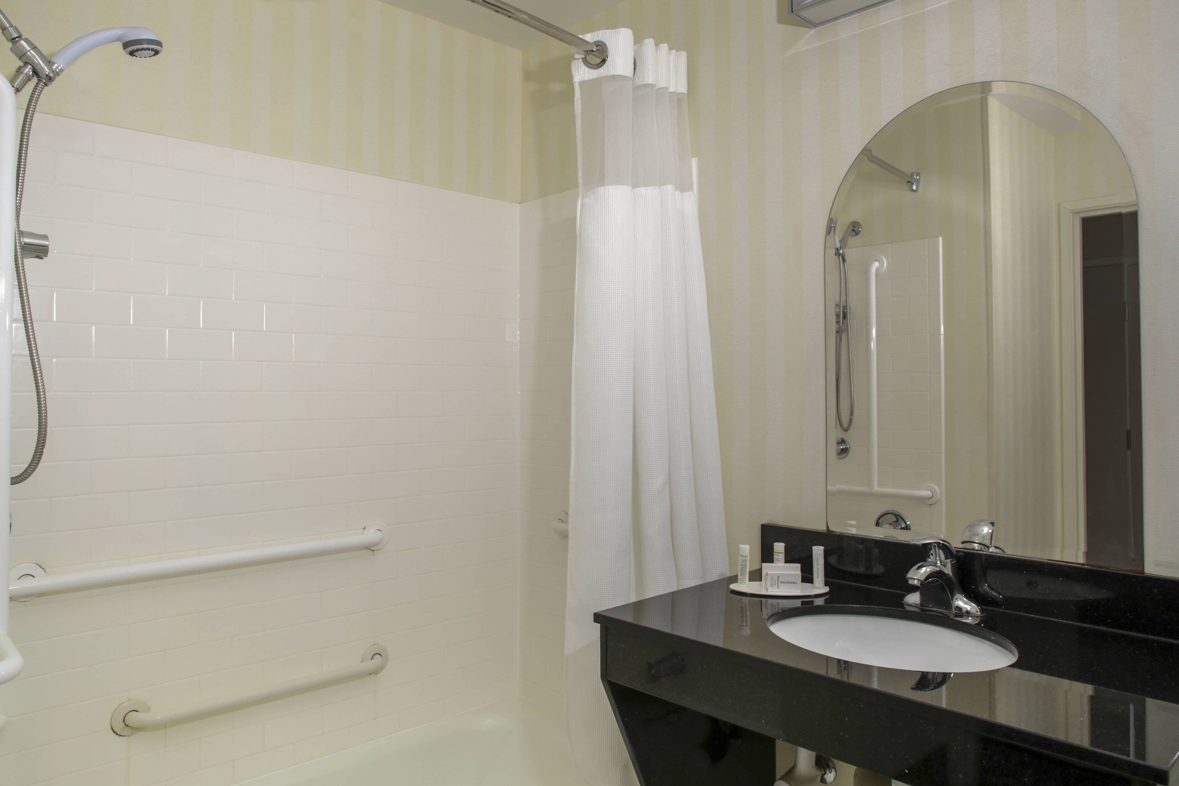 Accessible Guest Bathroom - Roll-In Shower
