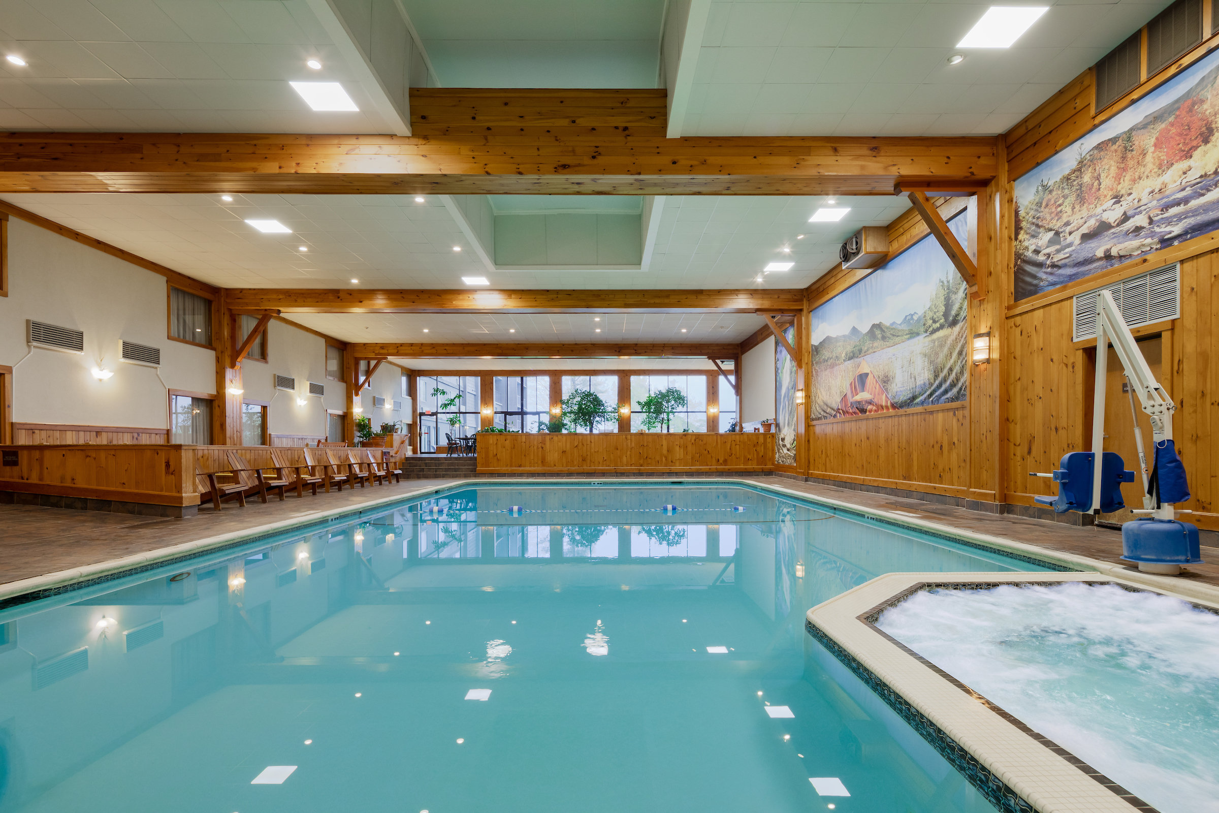 Start the day with a lap in our indoor pool