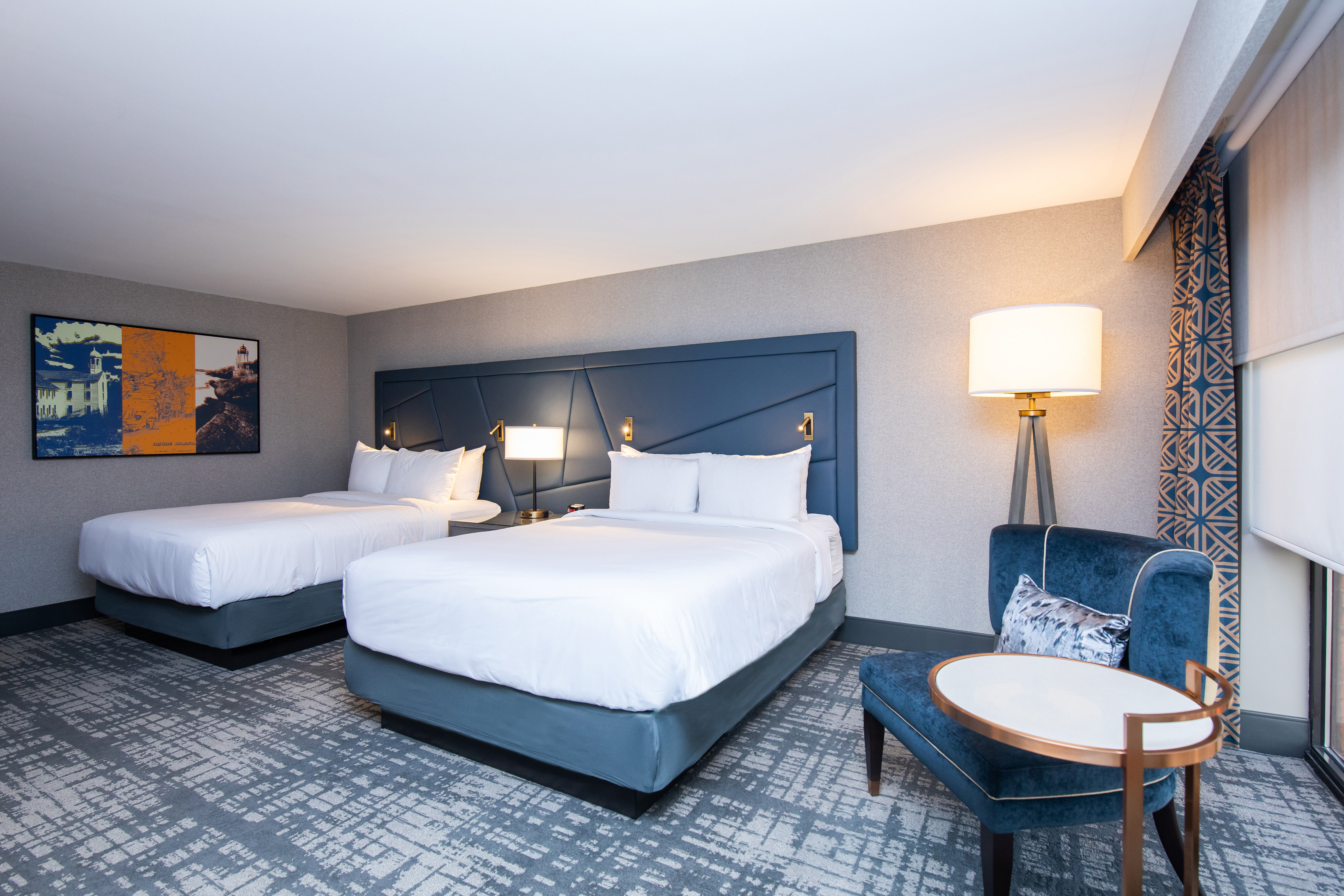 Better sleep starts with our two queen-sized beds.