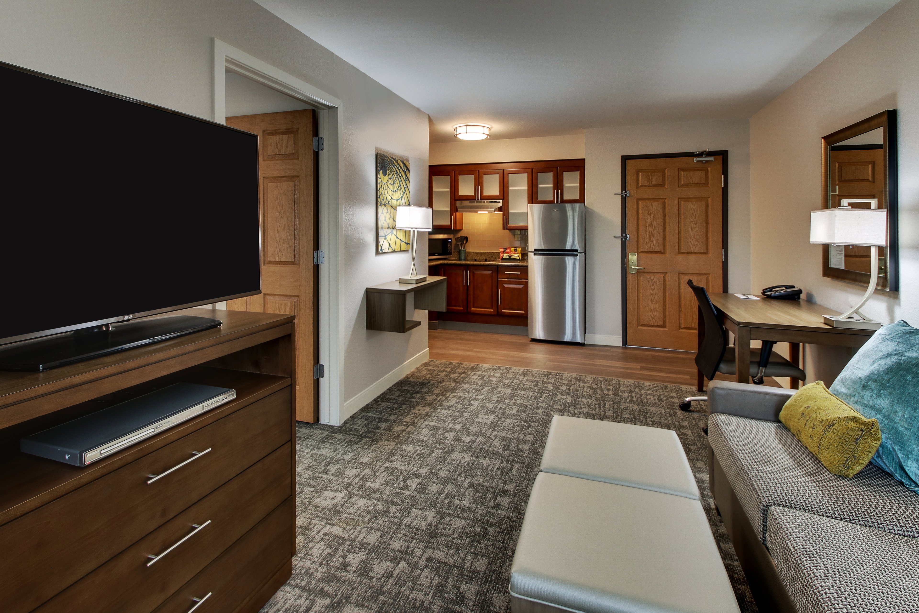 Suite with wheelchair accessible kitchen