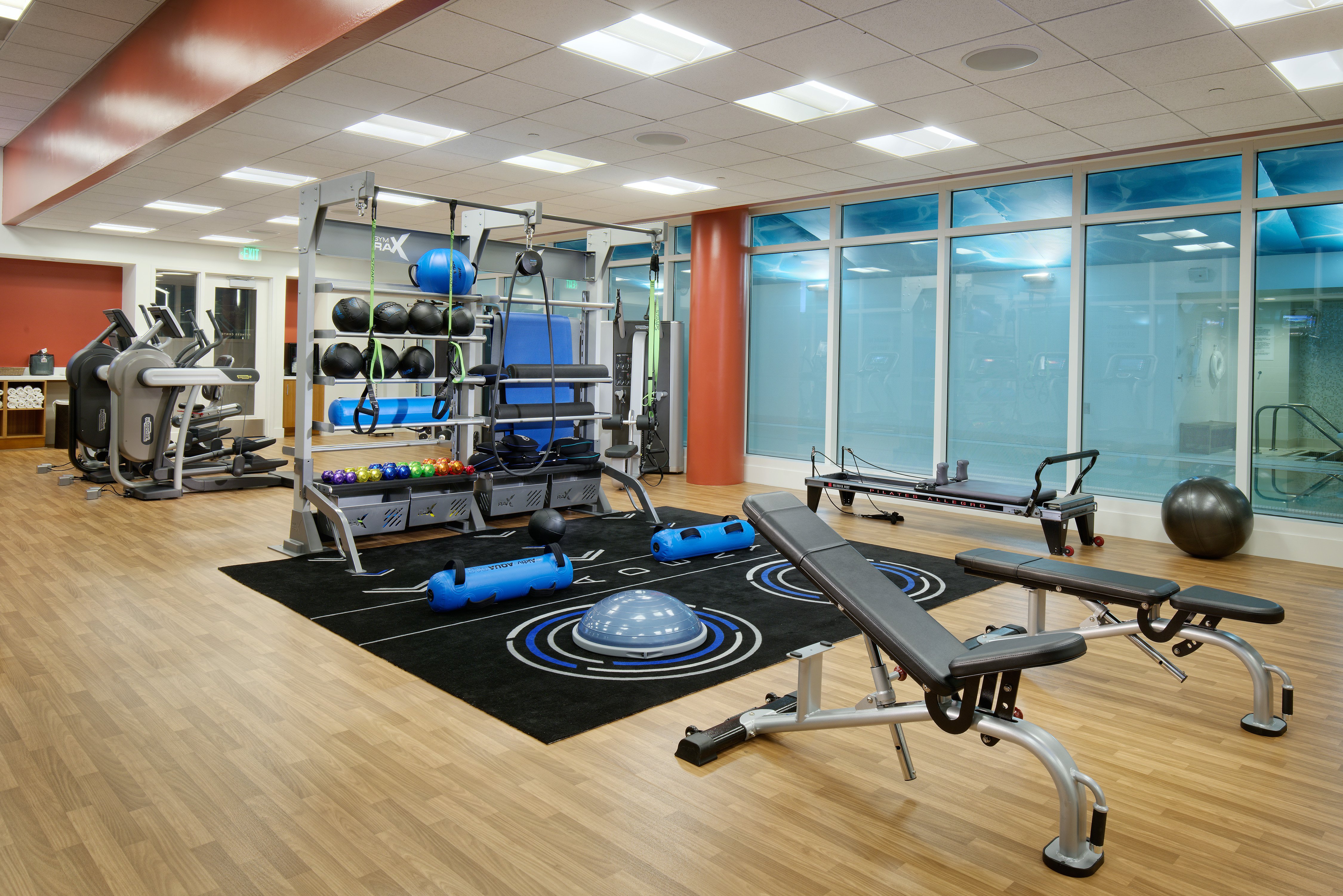 Fitness Center has everything you need for a great workout
