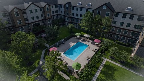 A look from above the hotel. Look at all the green space!