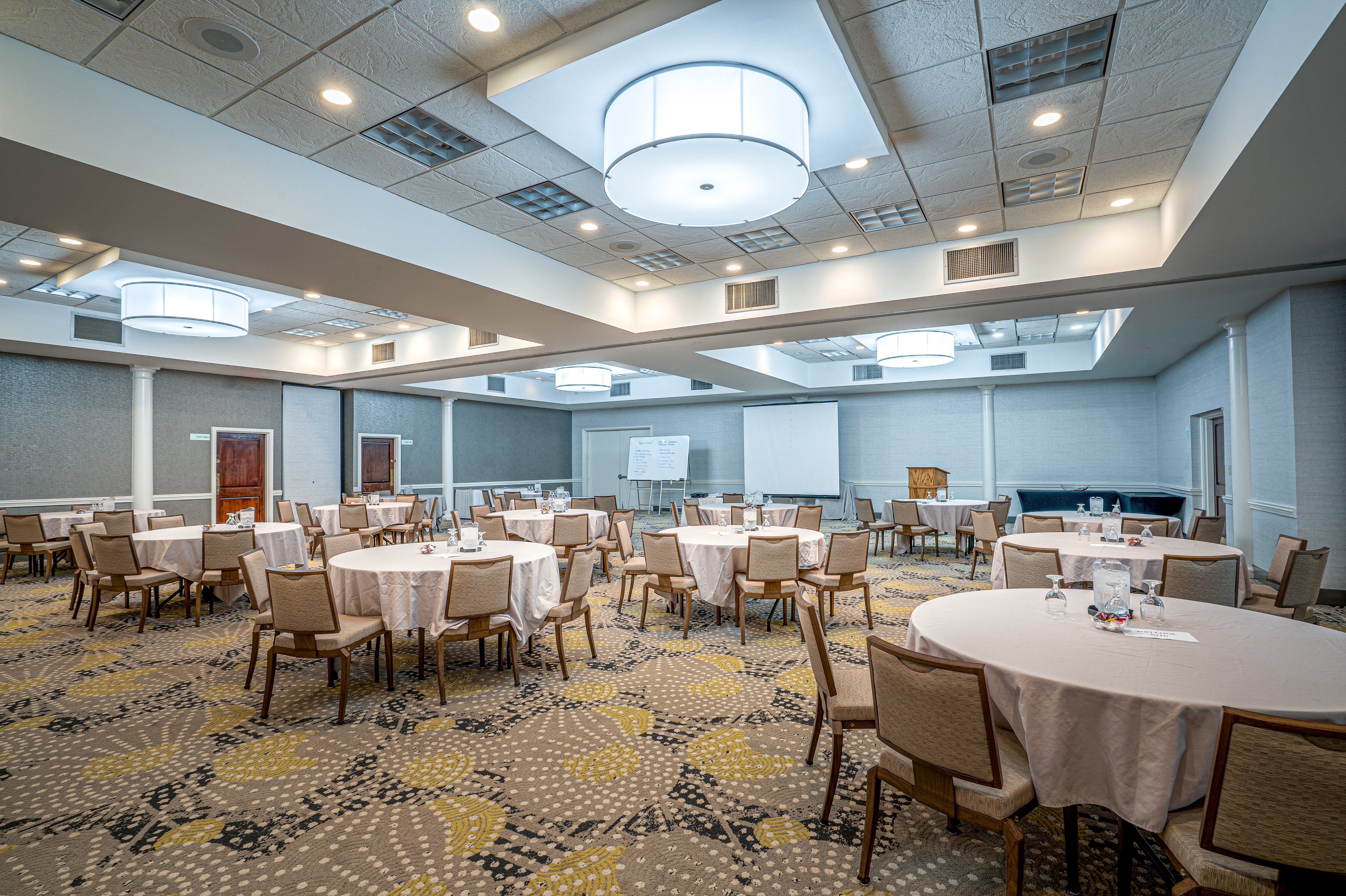 Grand Ballroom - Splits into 3 sections, 3,920 sq. ft. total space