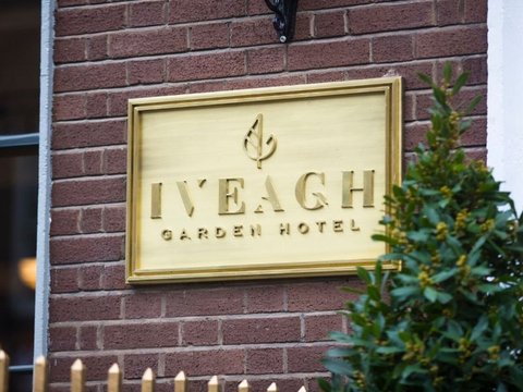 Iveagh Garden Hotel Sign