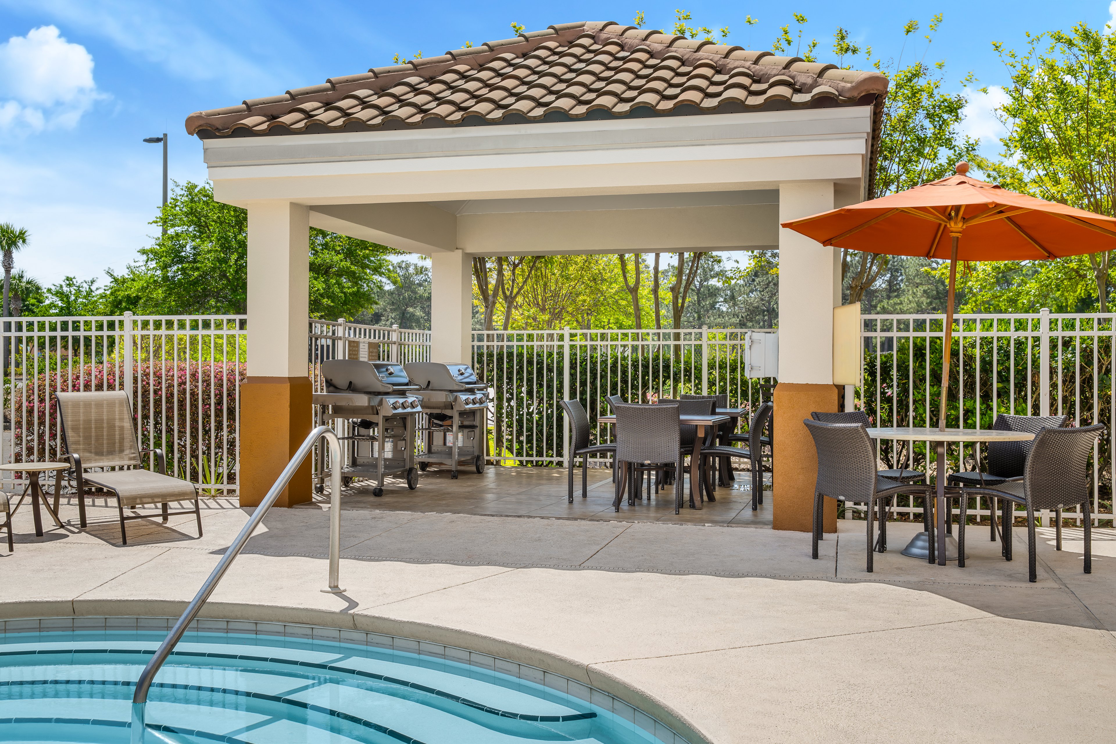 Guest Patio and BBQ Grills