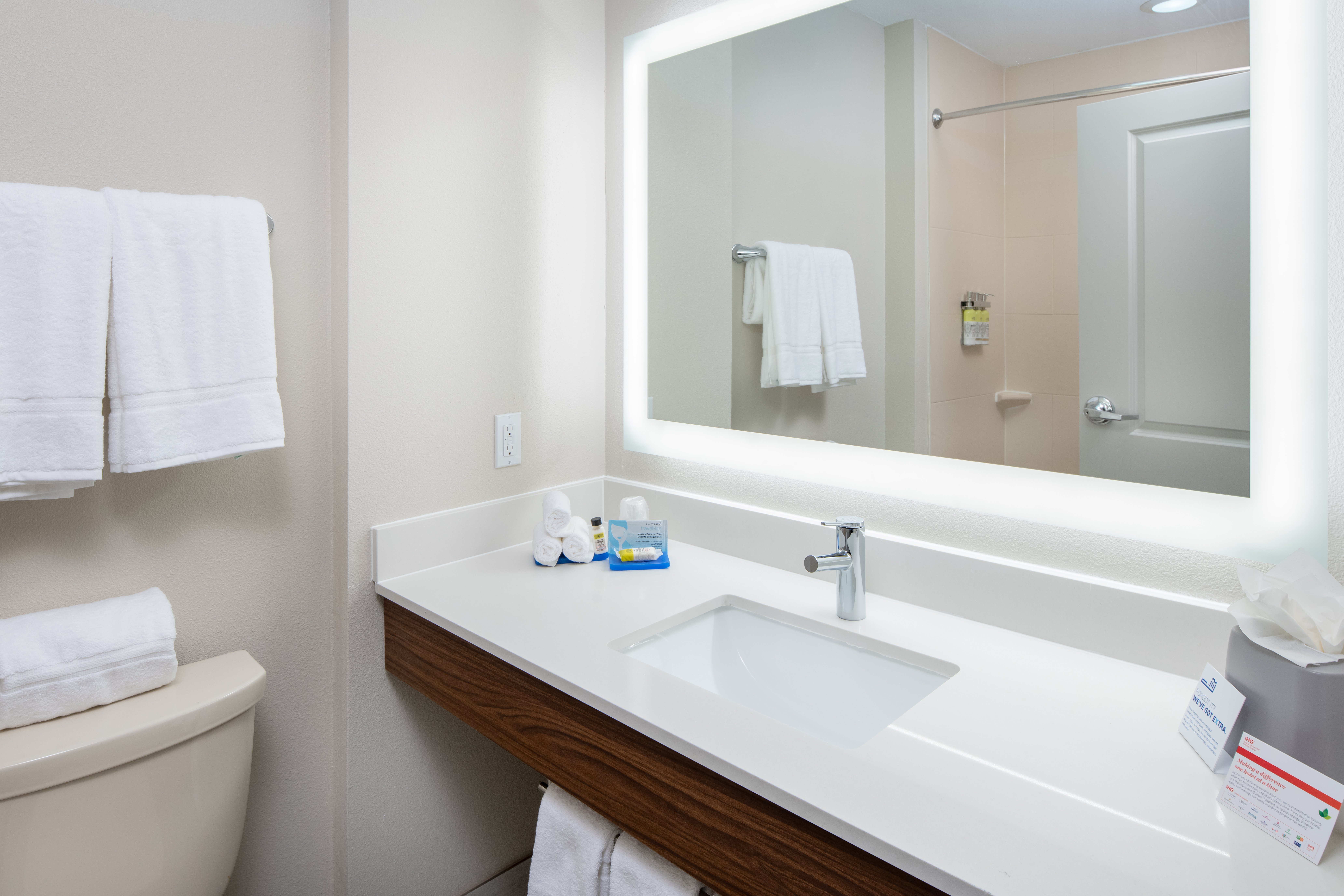 HOLIDAY INN EXP STES - DESOTO BY IH-guestroom-Relax in our bathroom with modern marble finish..jpg