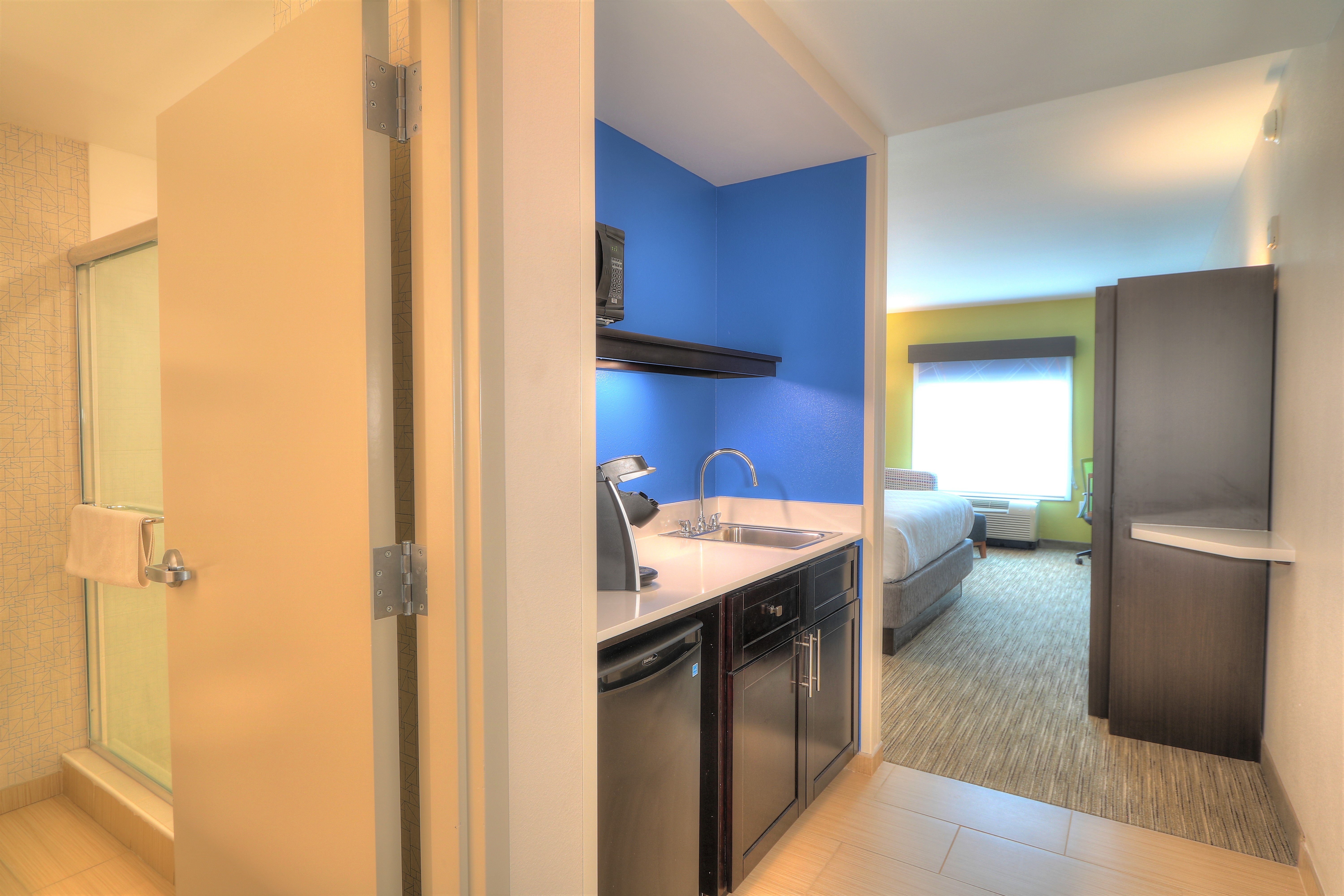 Executive King Guest Room features a walk in shower and much more
