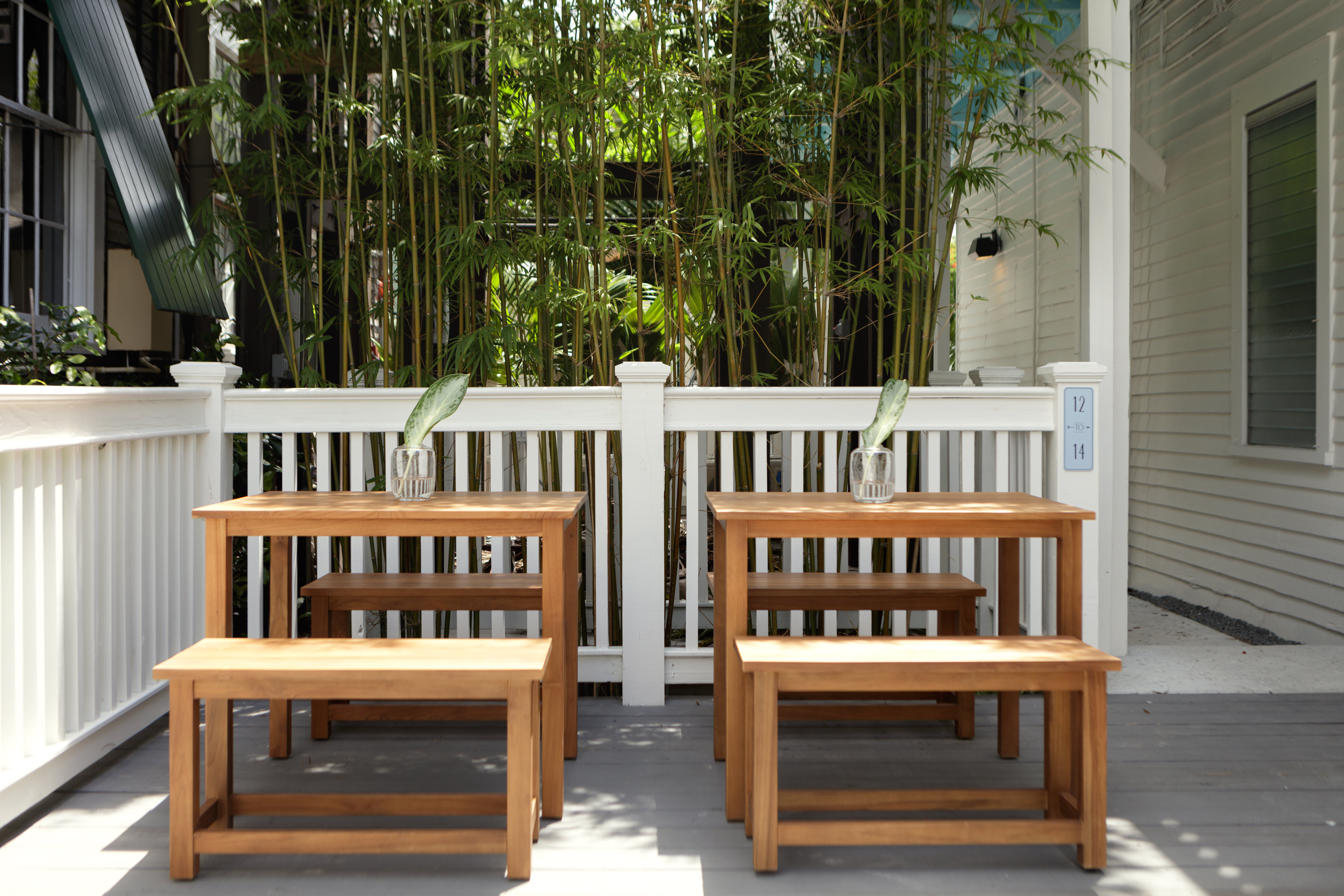 Outdoor Seating and Bamboo