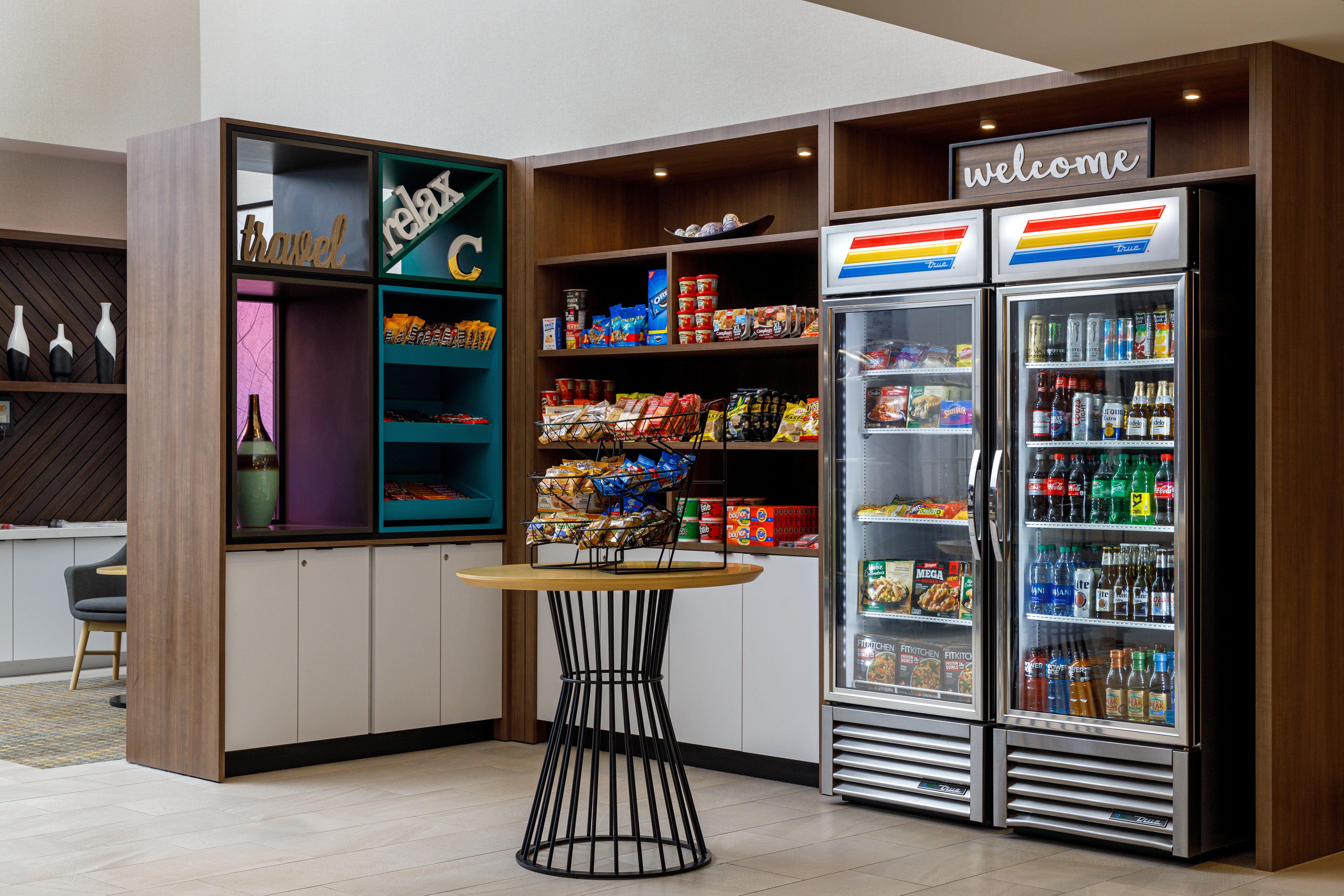Our Gift Shop has a variety of snacks and drinks.   
