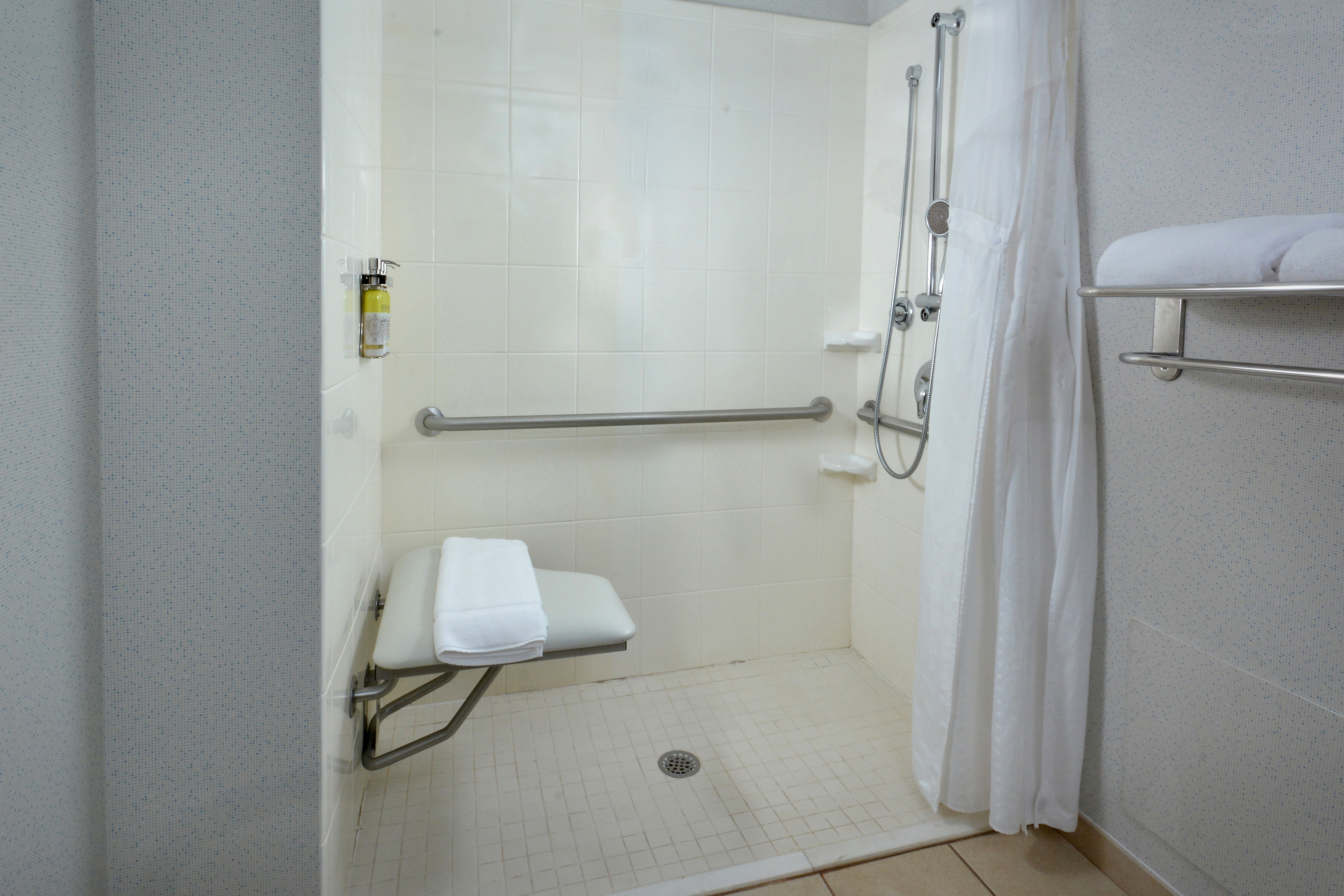 Our Roll In Showers are perfect for those with wheelchair needs.