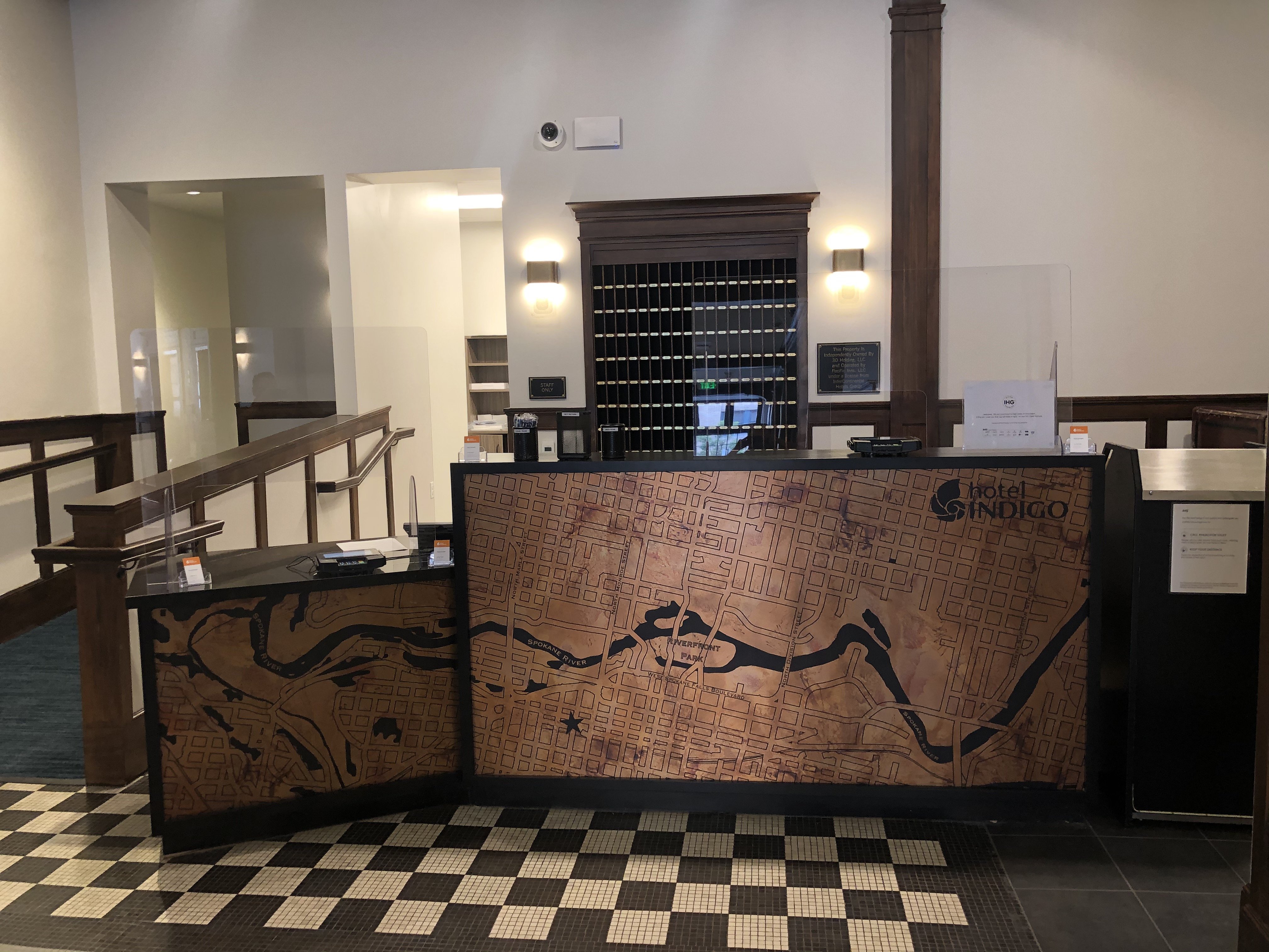Your journey begins at the Hotel Indigo Downtown Spokane