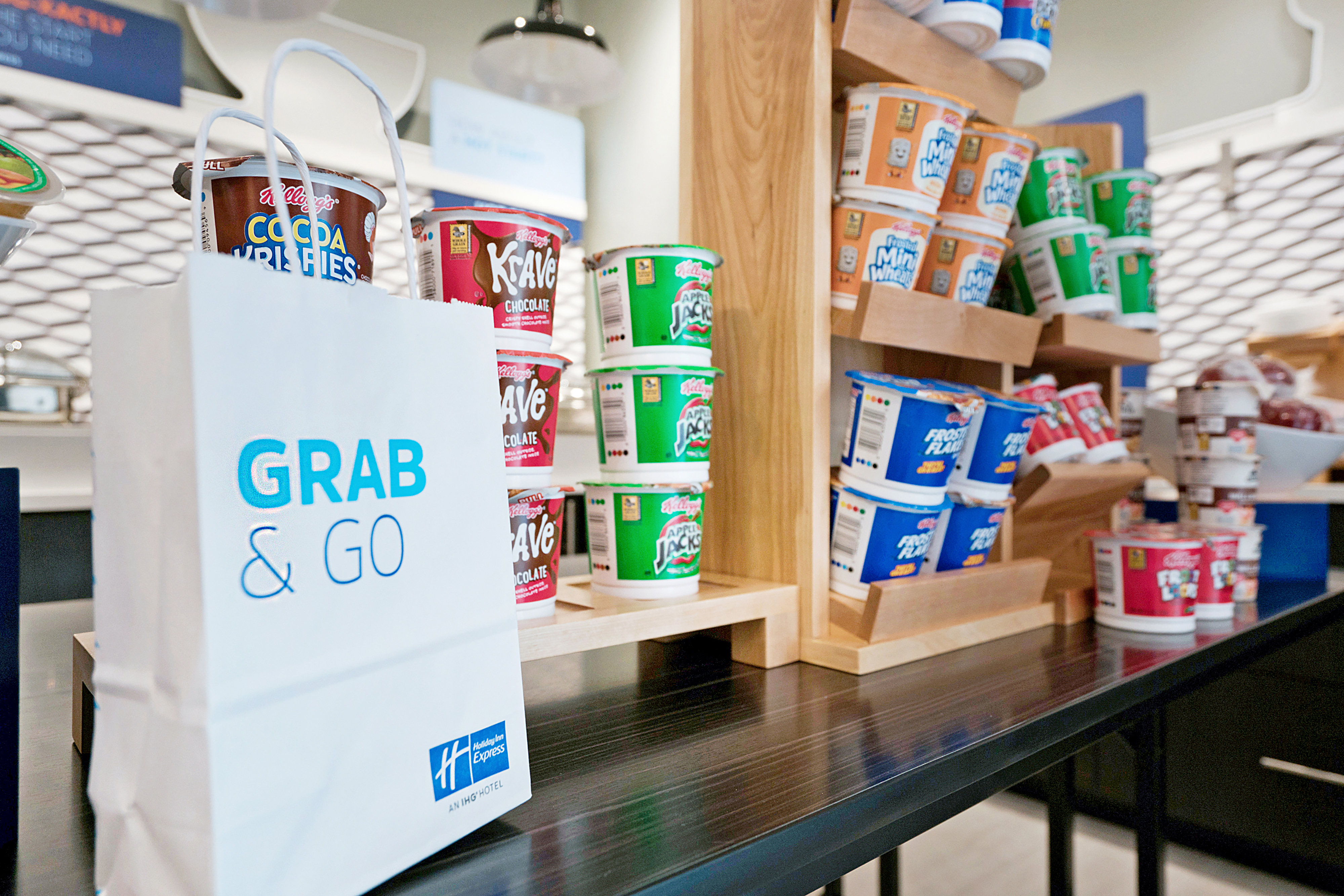 Featuring our deluxe grab & go breakfast!