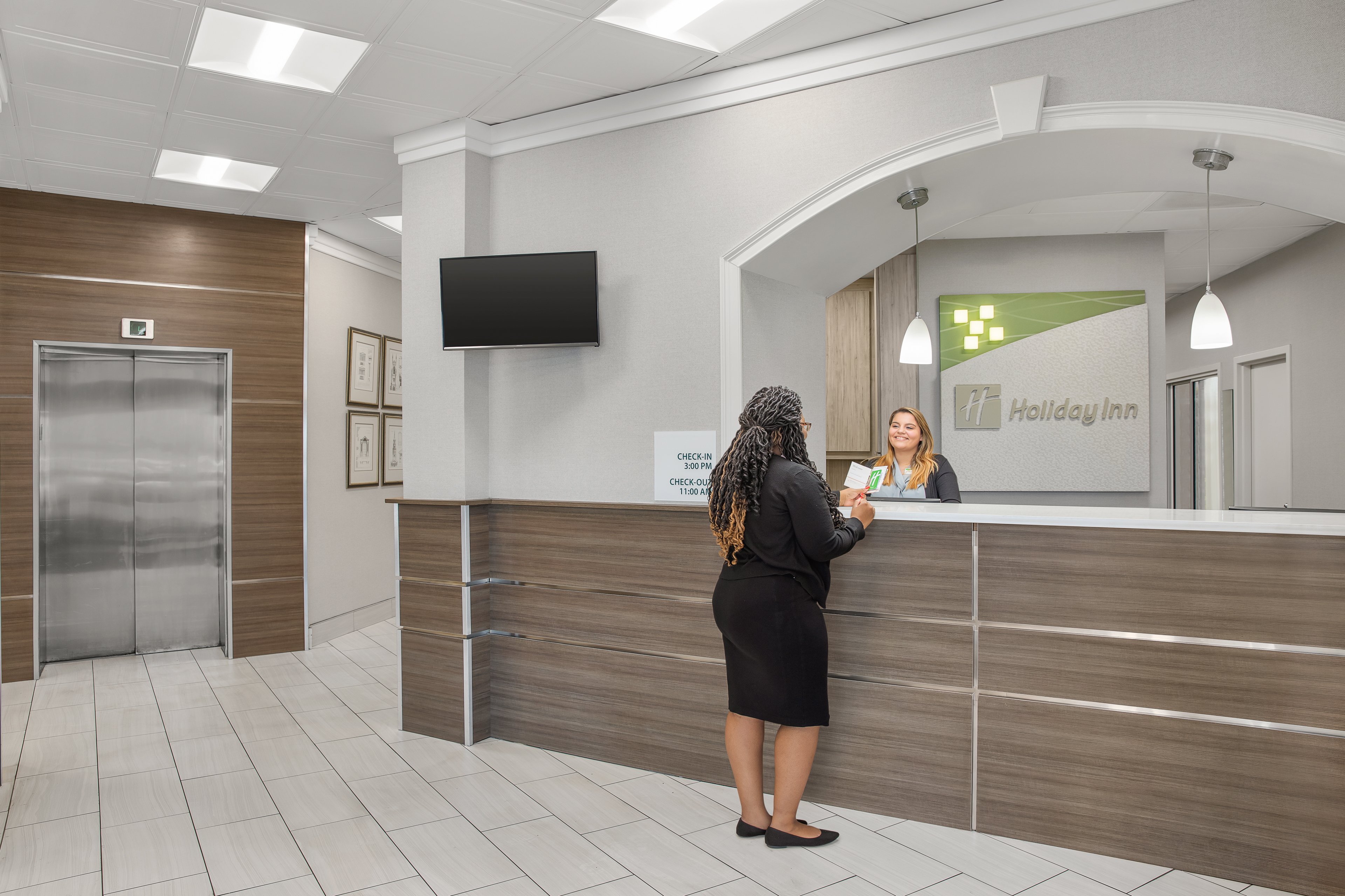 The Front Desk where expert and friendly staff are ready to help.
