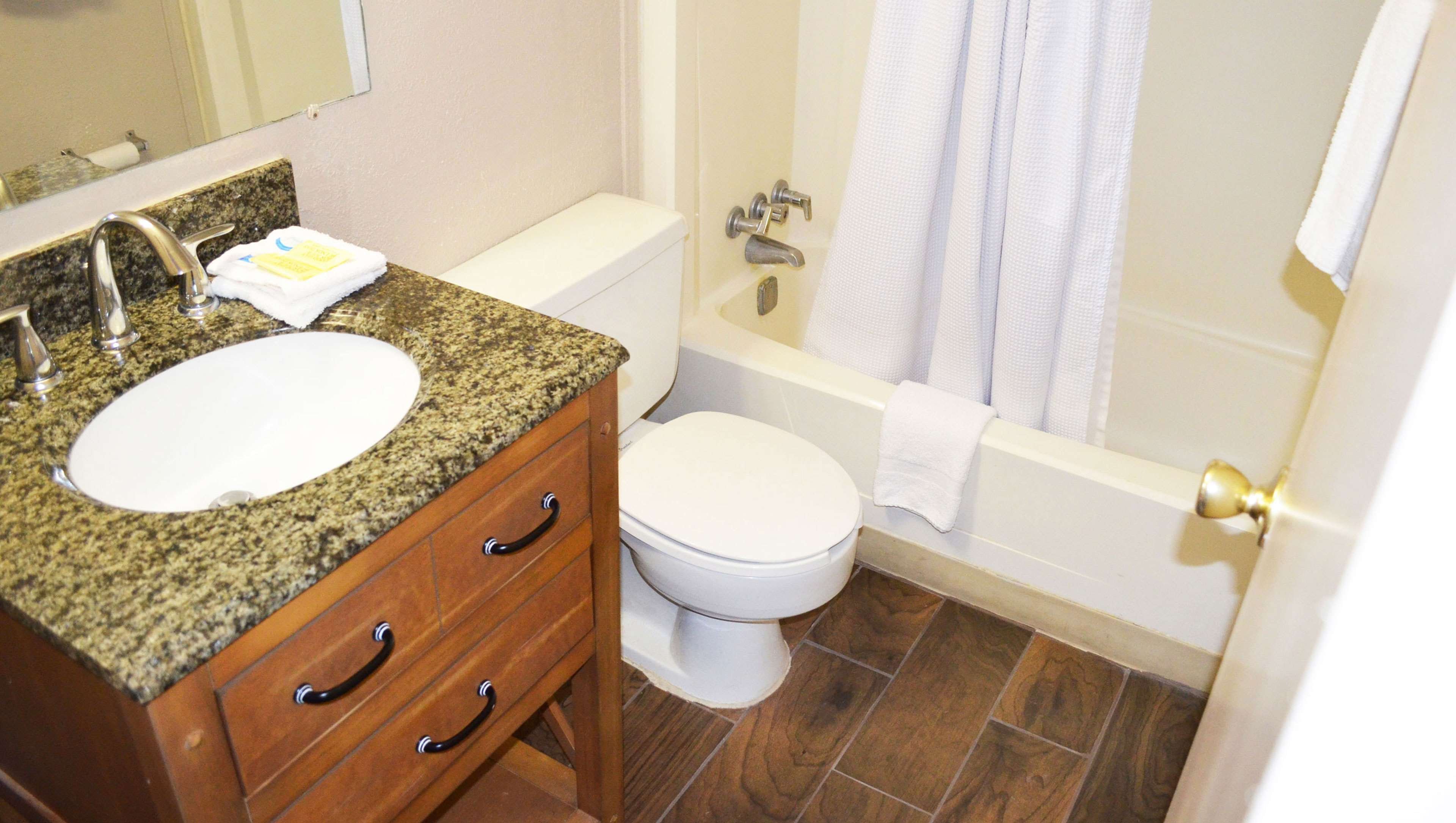 Magnuson Hotel Detroit Airport-guestroom-MH DetroitAirport Detroit MI GuestRoom Bathroom.jpg