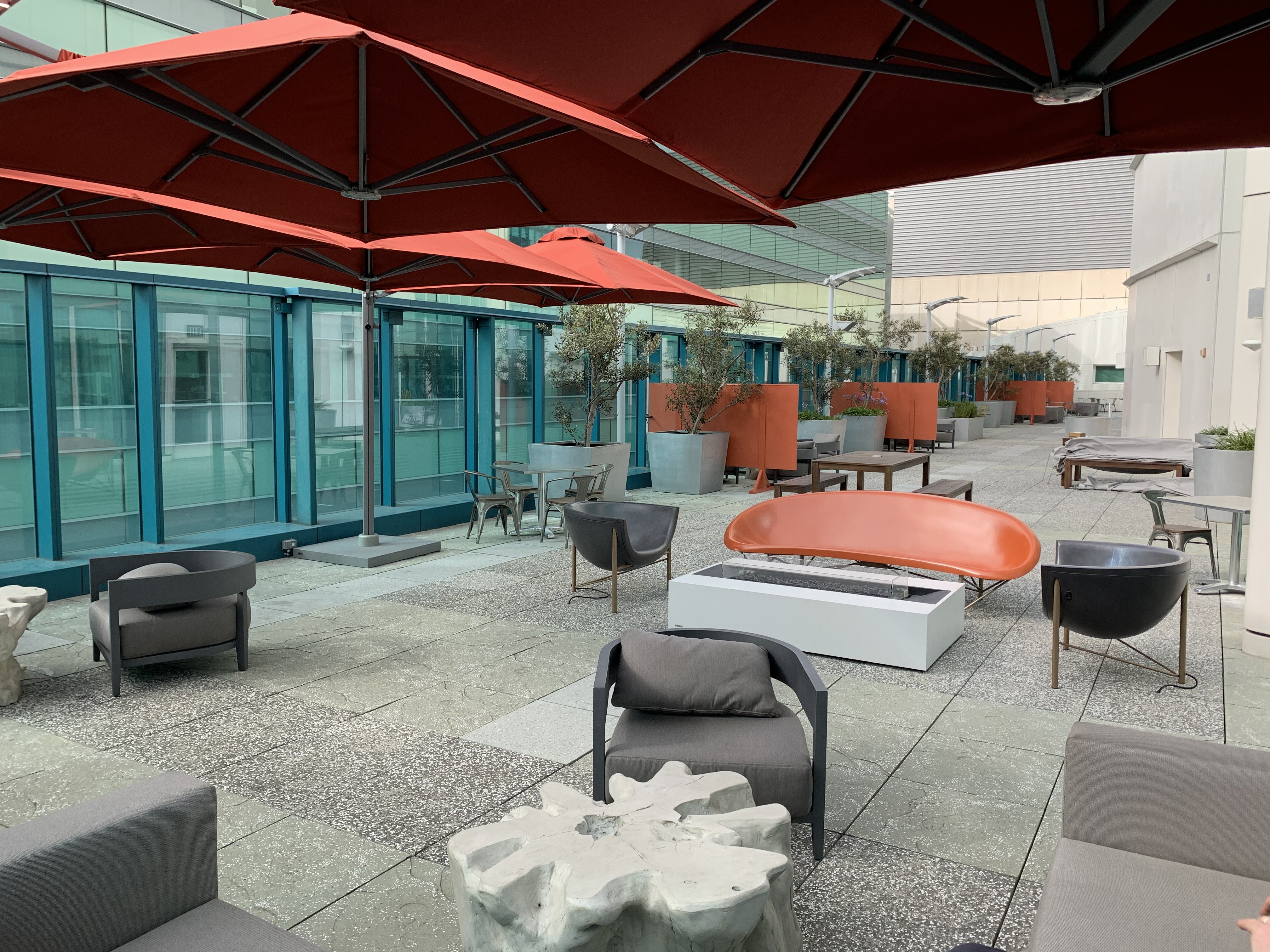 Take a breath of fresh air at our outdoor terrace on the 6th floor