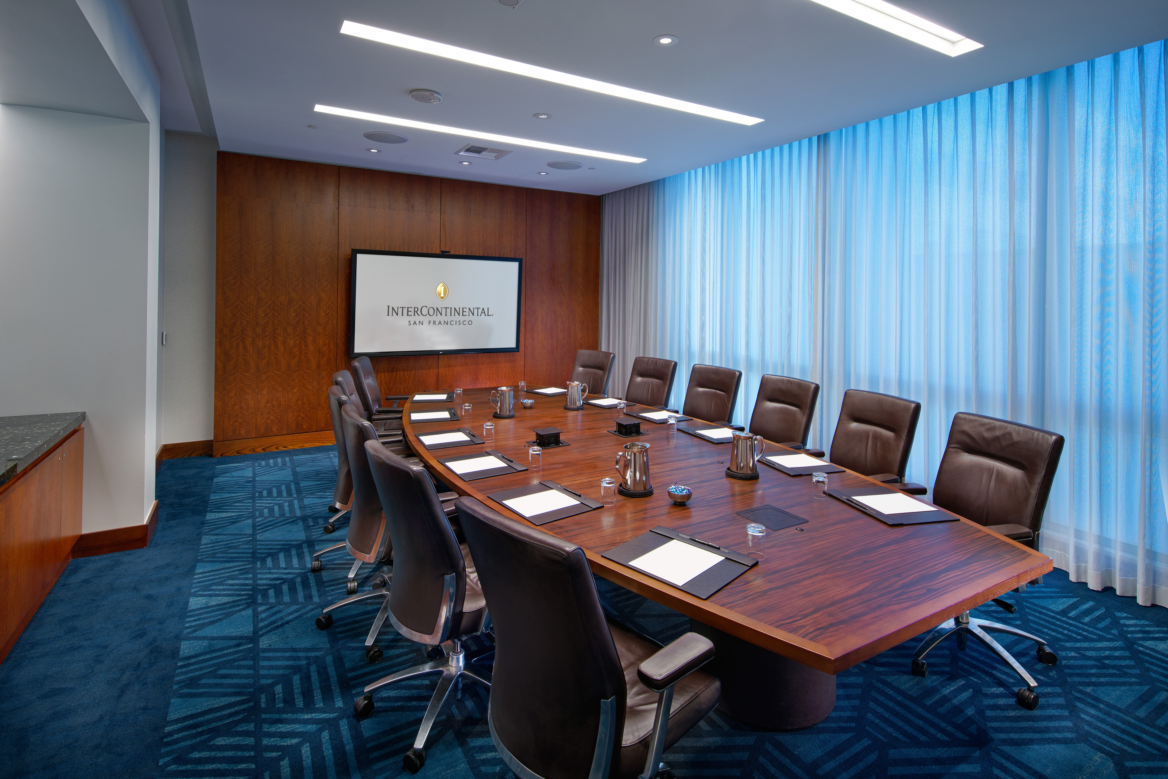 Executive Board Room with high-tech presentation capabilities