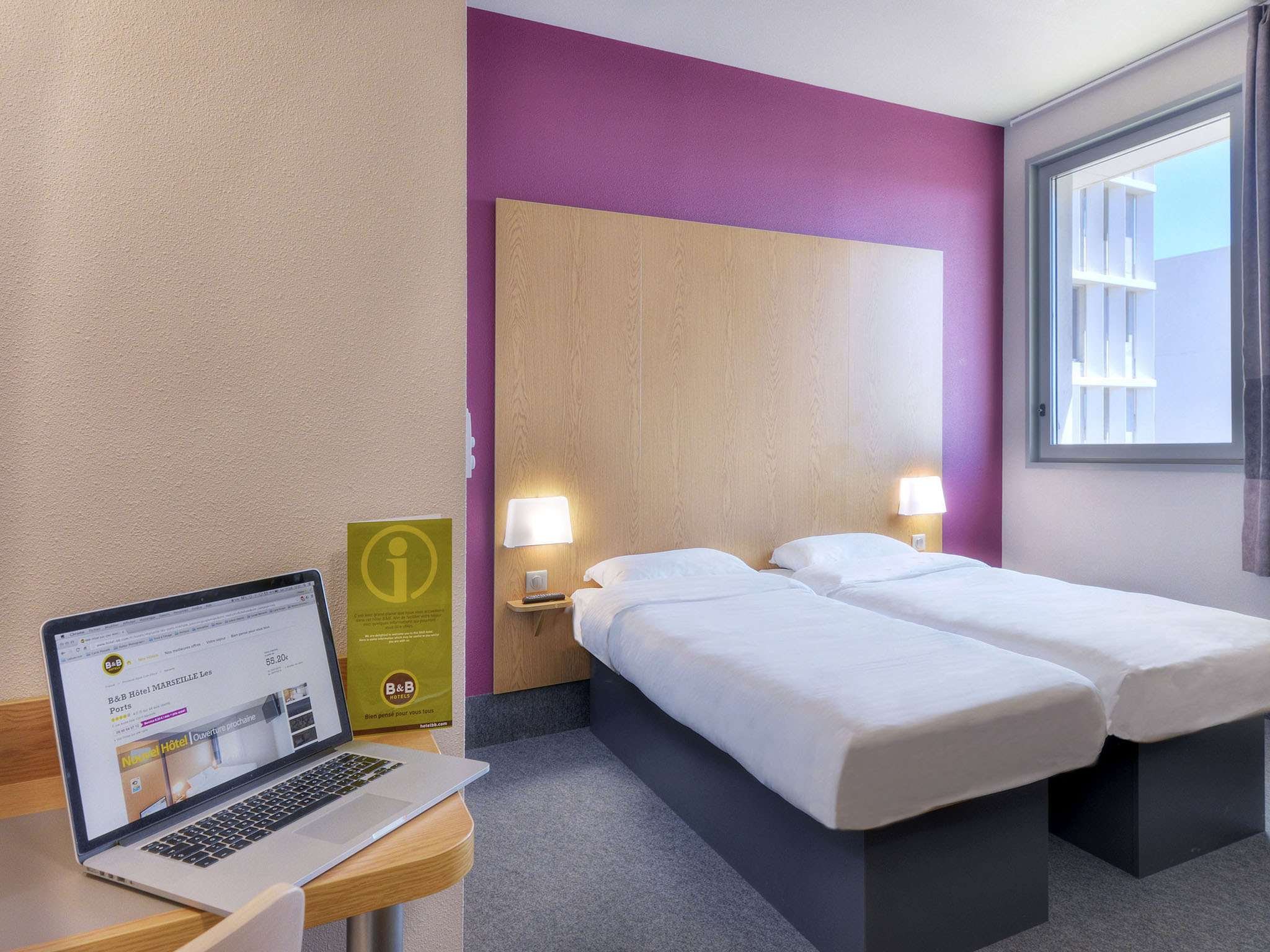 B&B HOTEL MARSEILLE LES PORTS-guestroom-Marseille les Ports Chambre double.jpg
