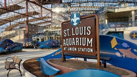 St. Louis Aquarium at Union Station near Holiday Inn Downtown STL.