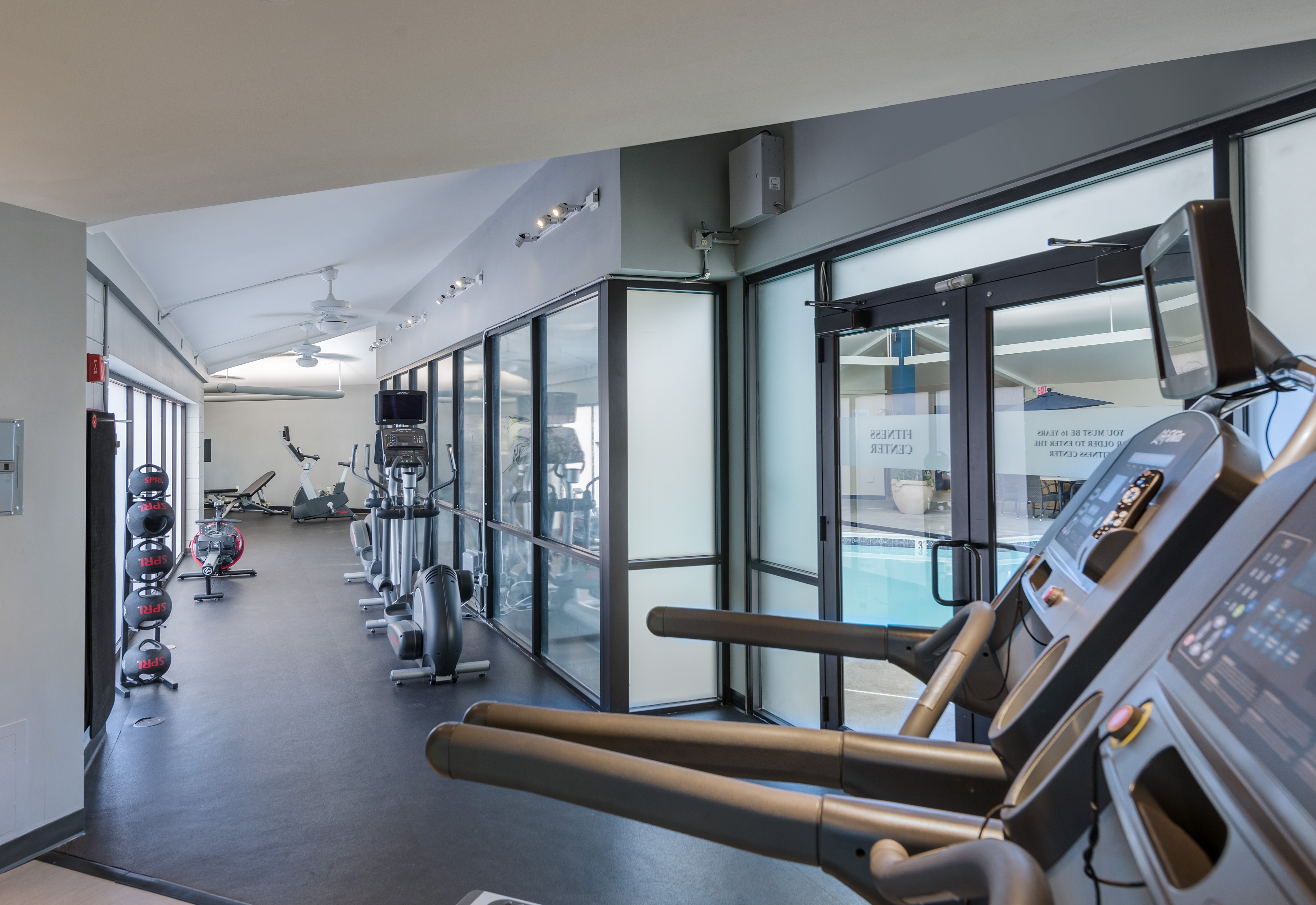 Get your workout done with our on-site fitness center.