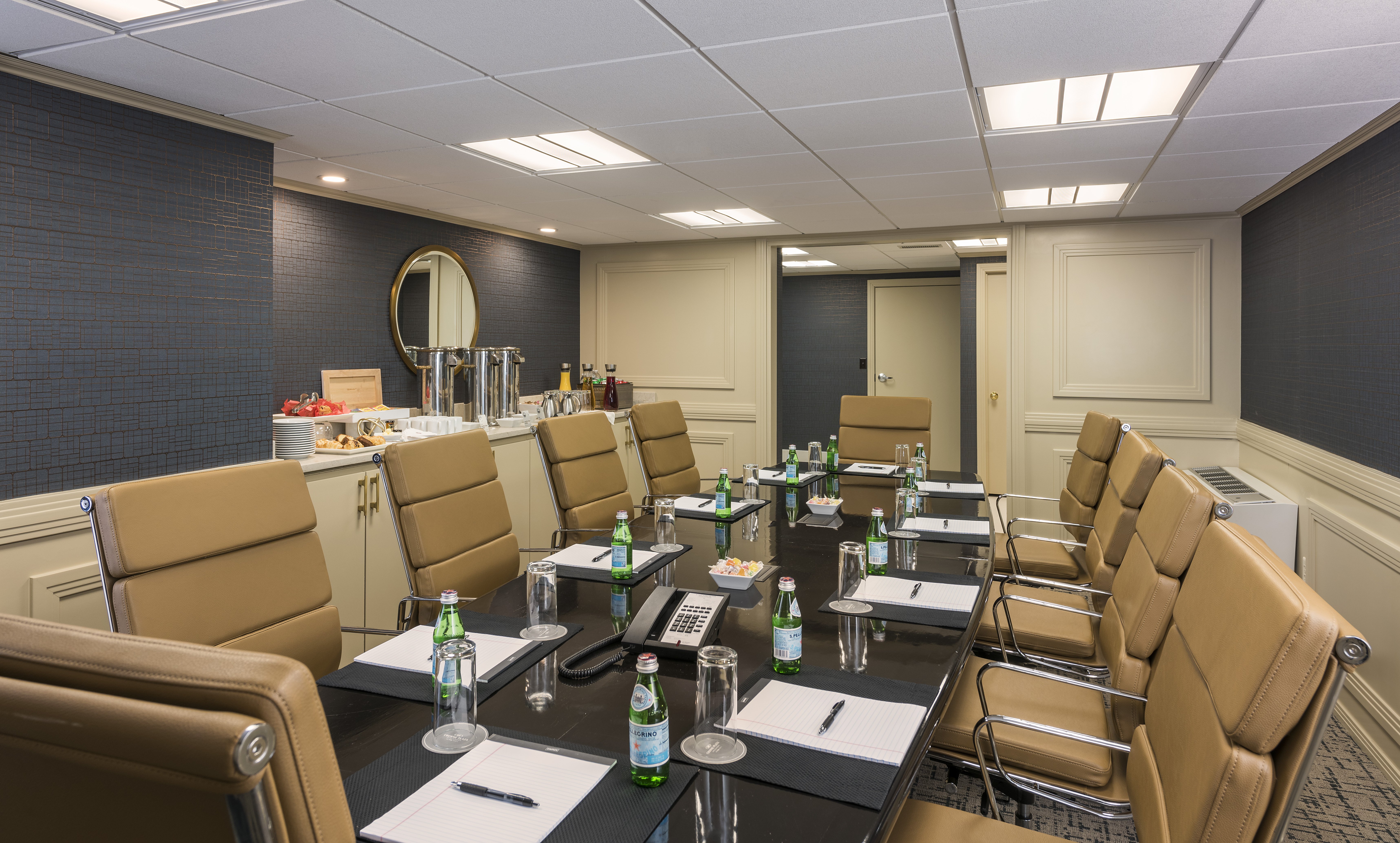 Our board room is ideal for business meetings and conferences.