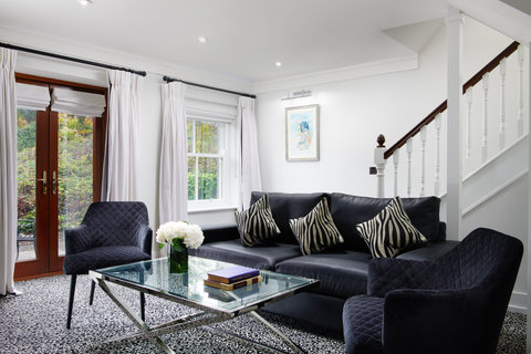 Lodge At Ashford Castle Duplex Suite Lounge