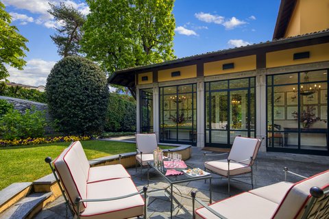 Villa Garrovo Inner Courtyard