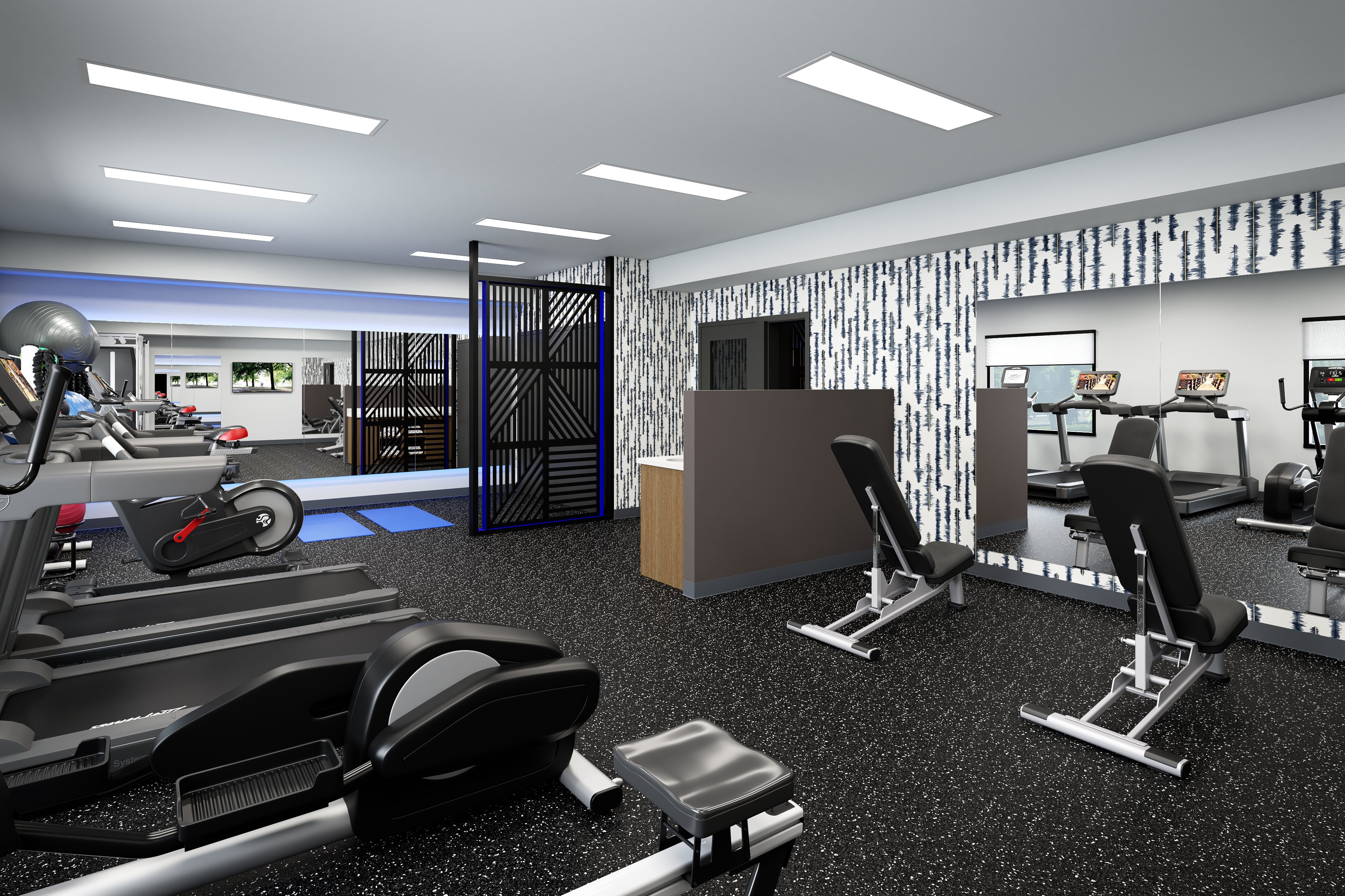 Continue your workout regimen in our 24 hour Fitness Center.