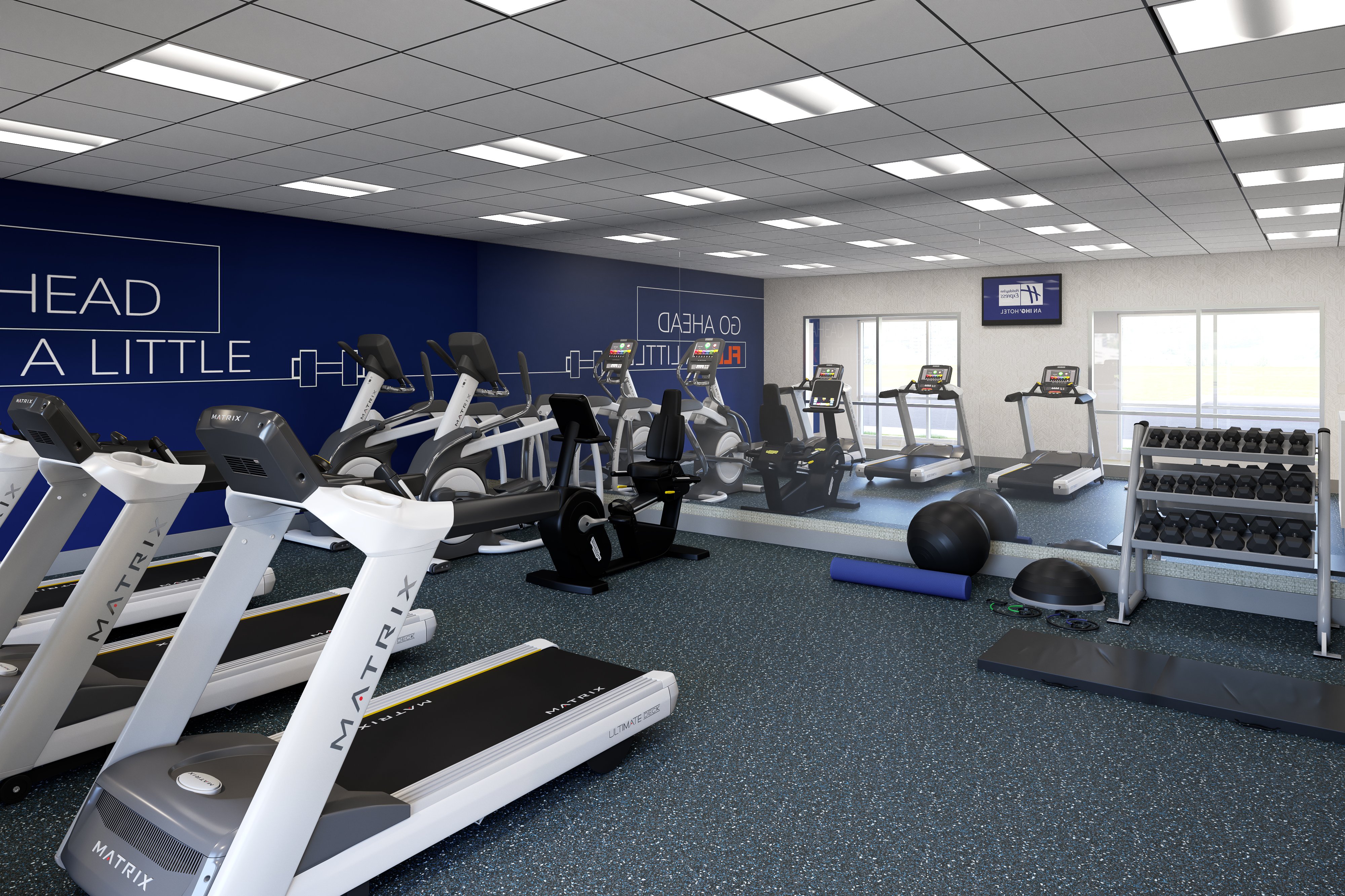 Keep up your daily workout in our Fitness Center