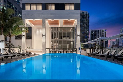 Evening Pool