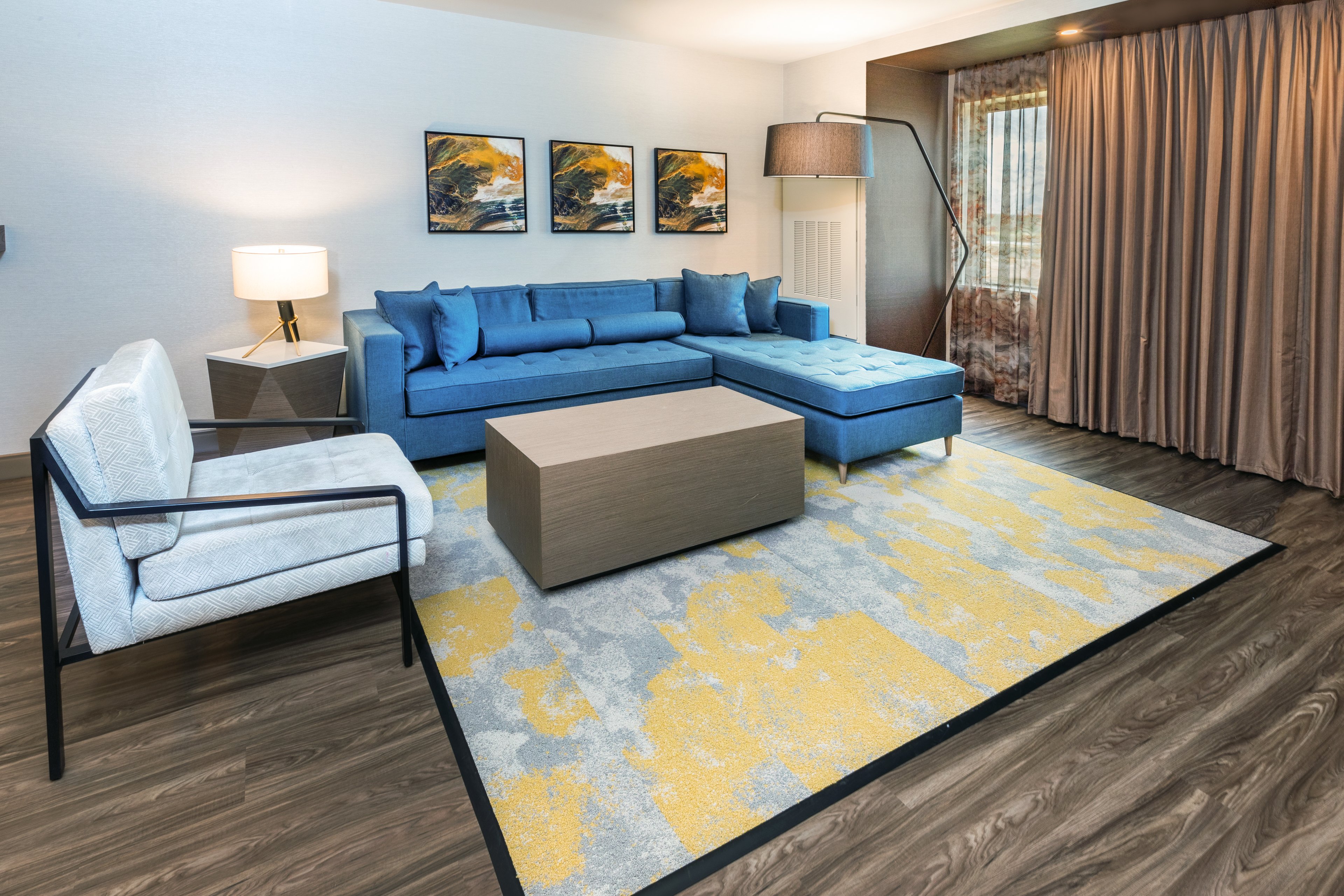 HOTEL INDIGO SPRING WOODLANDS AREA-guestroom-Relax in our one King Bed Suite Living Area..jpg