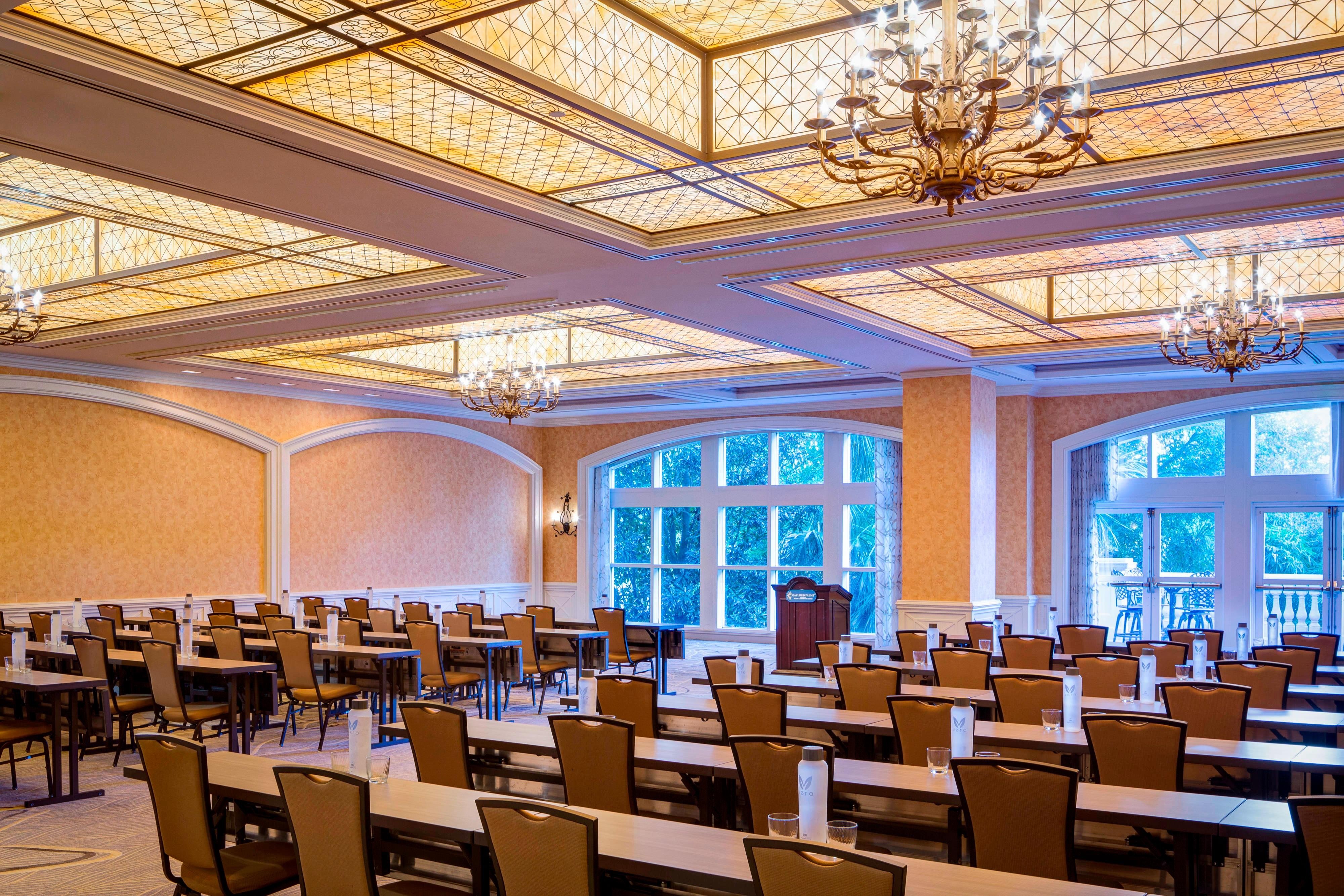Orange Blossom Ballroom - Classroom Setup