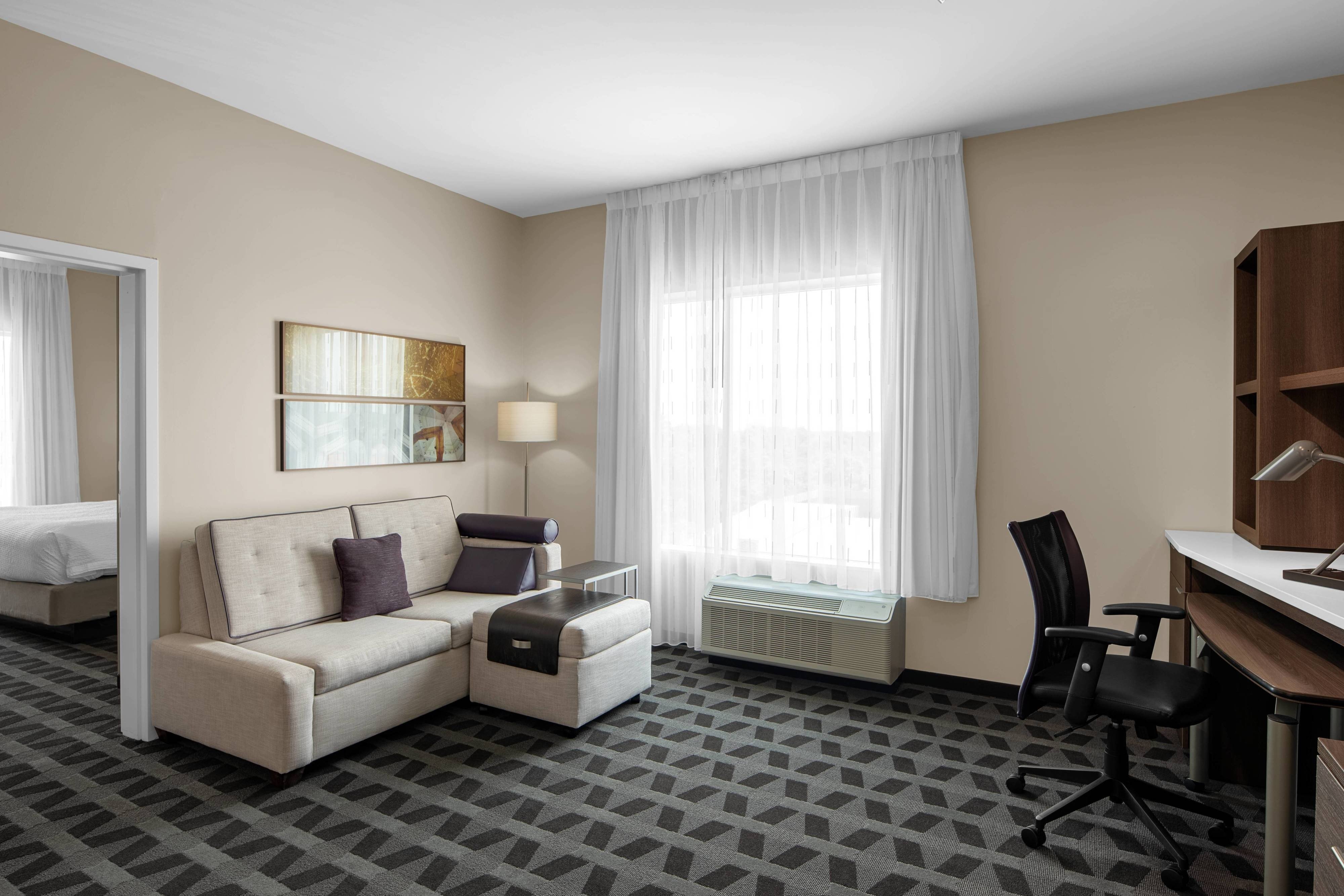 TownePlace Suites by Marriott Charlotte Fort Mill-guestroom-One-Bedroom Suite - Living Area.jpg