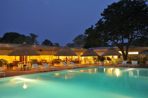 Swimming pool area