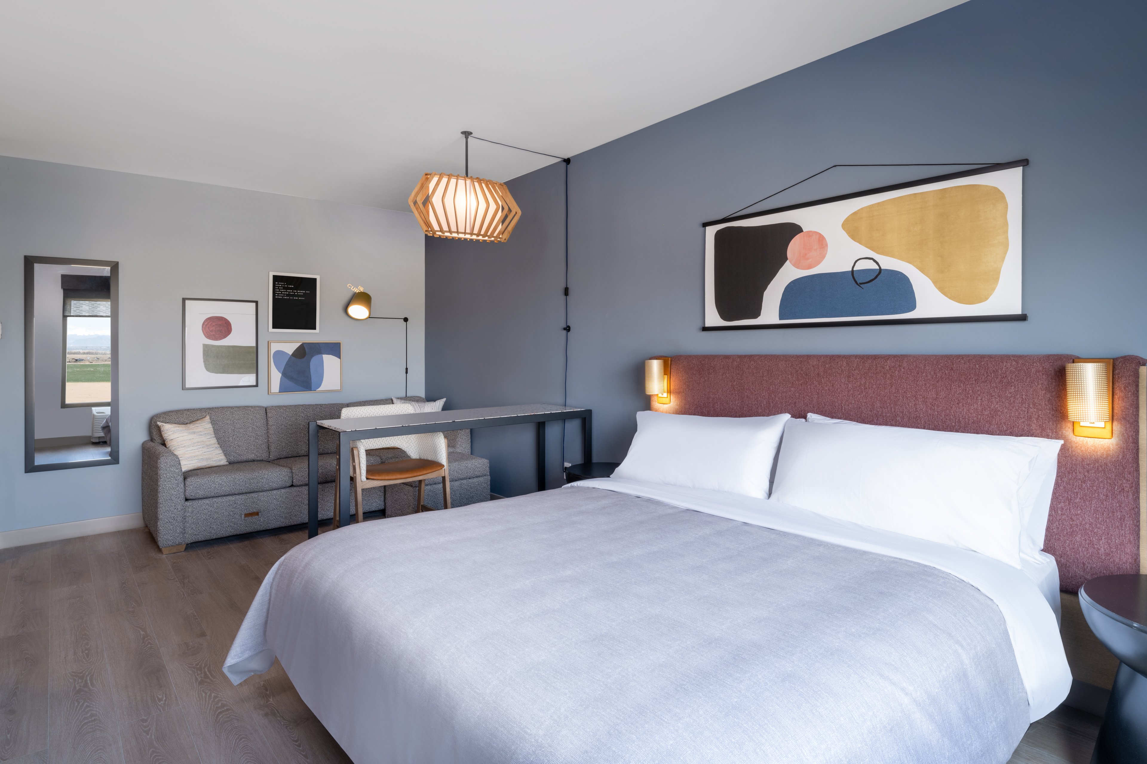 Our flexible suites are perfect for work, play and relaxing