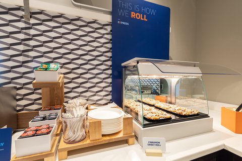 Wake up to the mouthwatering aroma of fresh, baked cinnamon rolls.