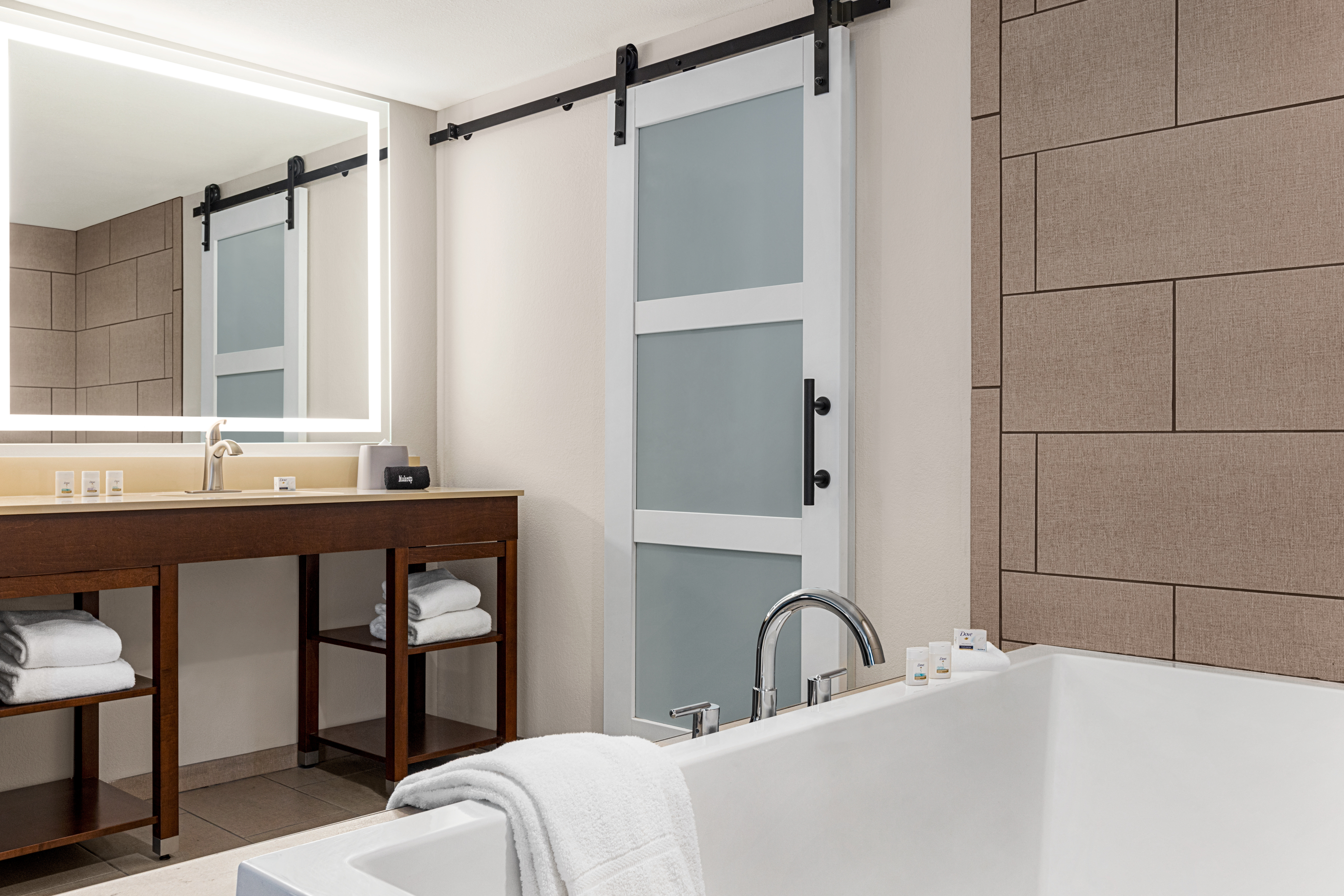 HOLIDAY INN EXP STES DOWNTOWN BY IH-guestroom-Modern guest bathroom.jpg