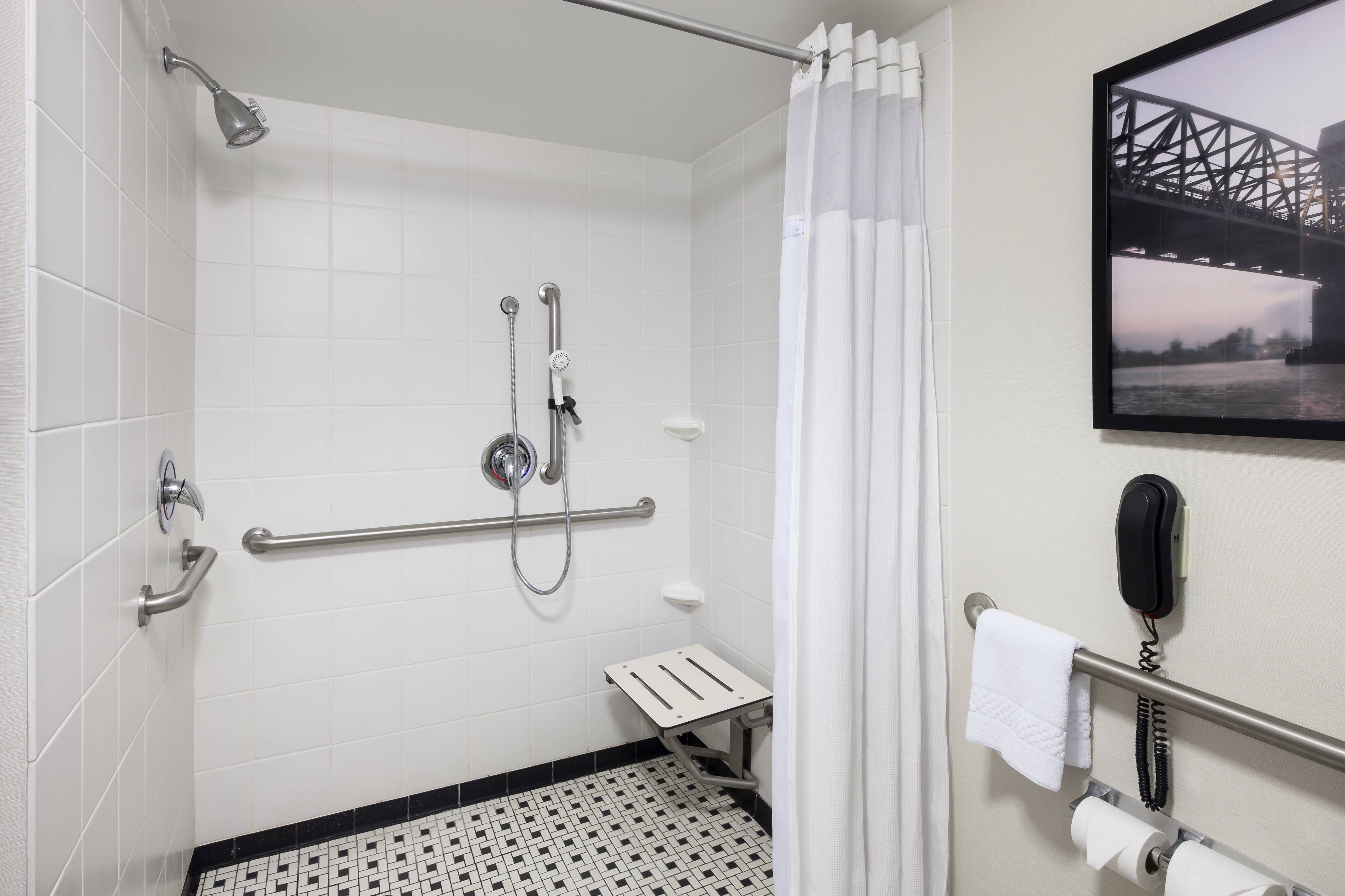 Accessible Bathroom ???????? Roll-In Shower