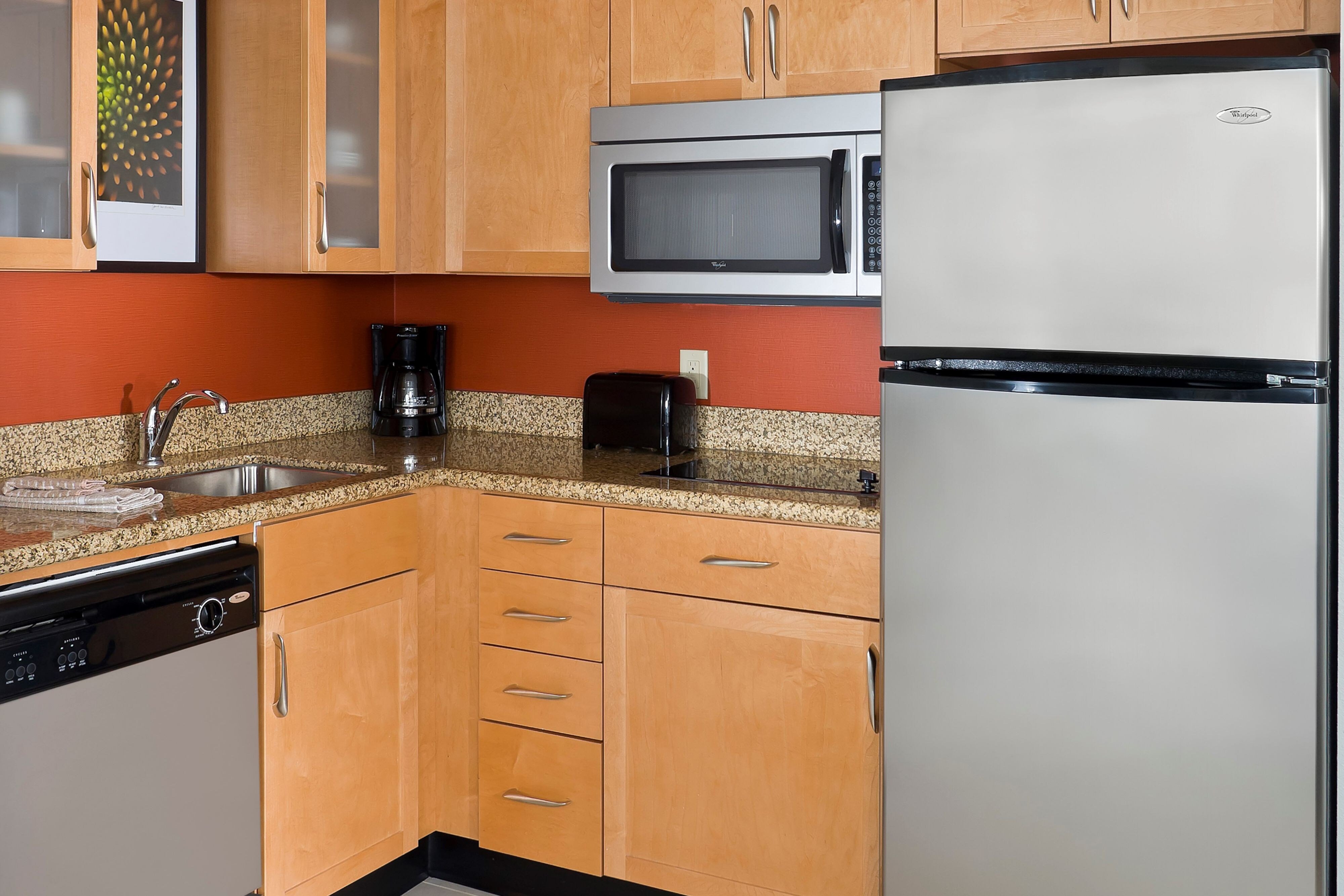 Residence Inn by Marriott Dallas Lewisville-guestroom-Suite Kitchen.jpg