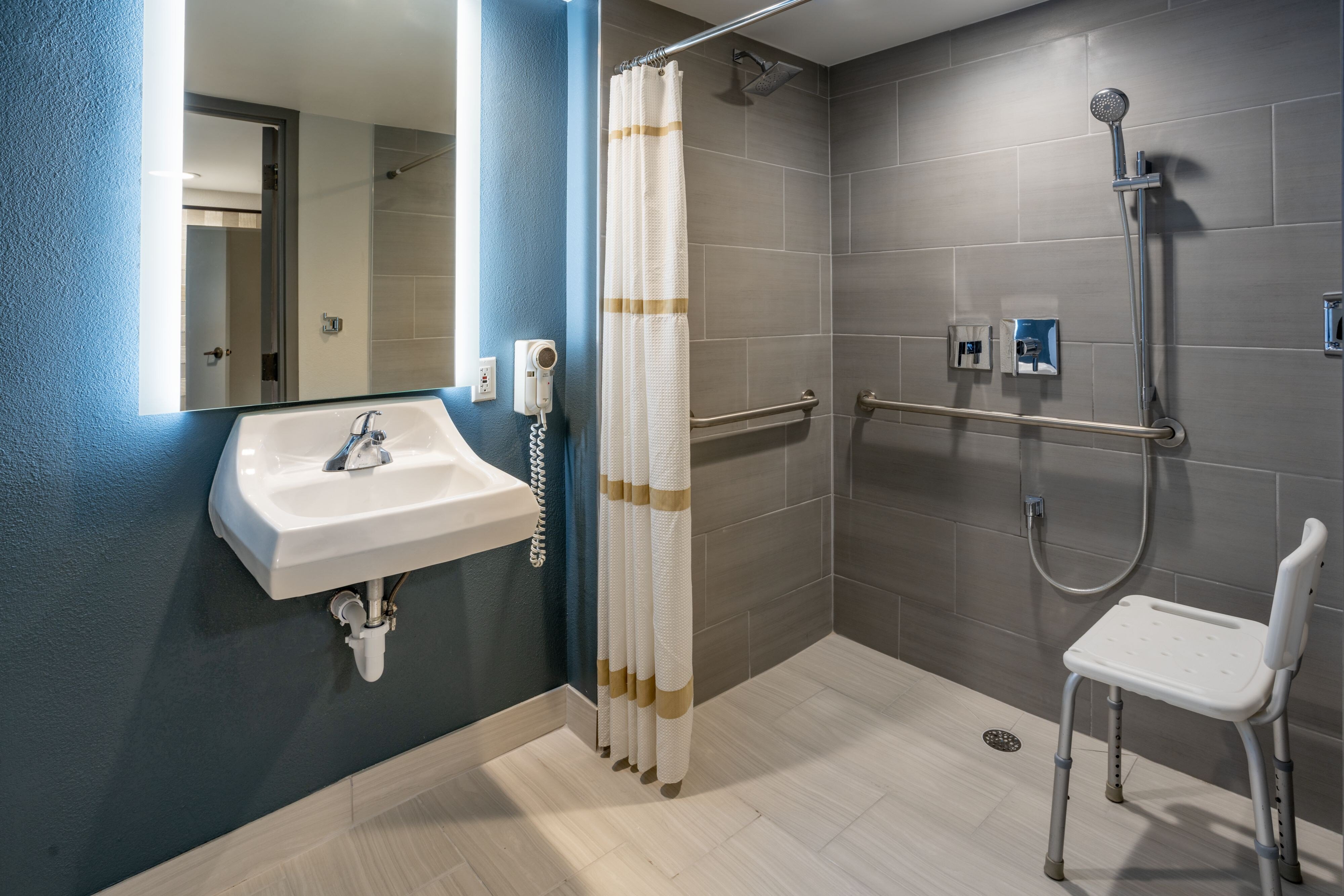 Mobility Accessible Guest Bathroom
