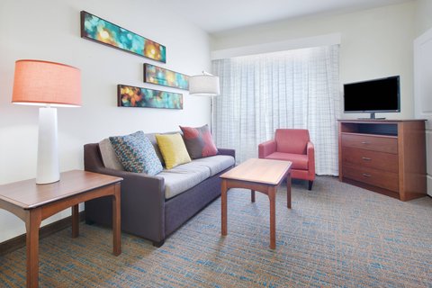 Extended stay hotel Midland TX living room