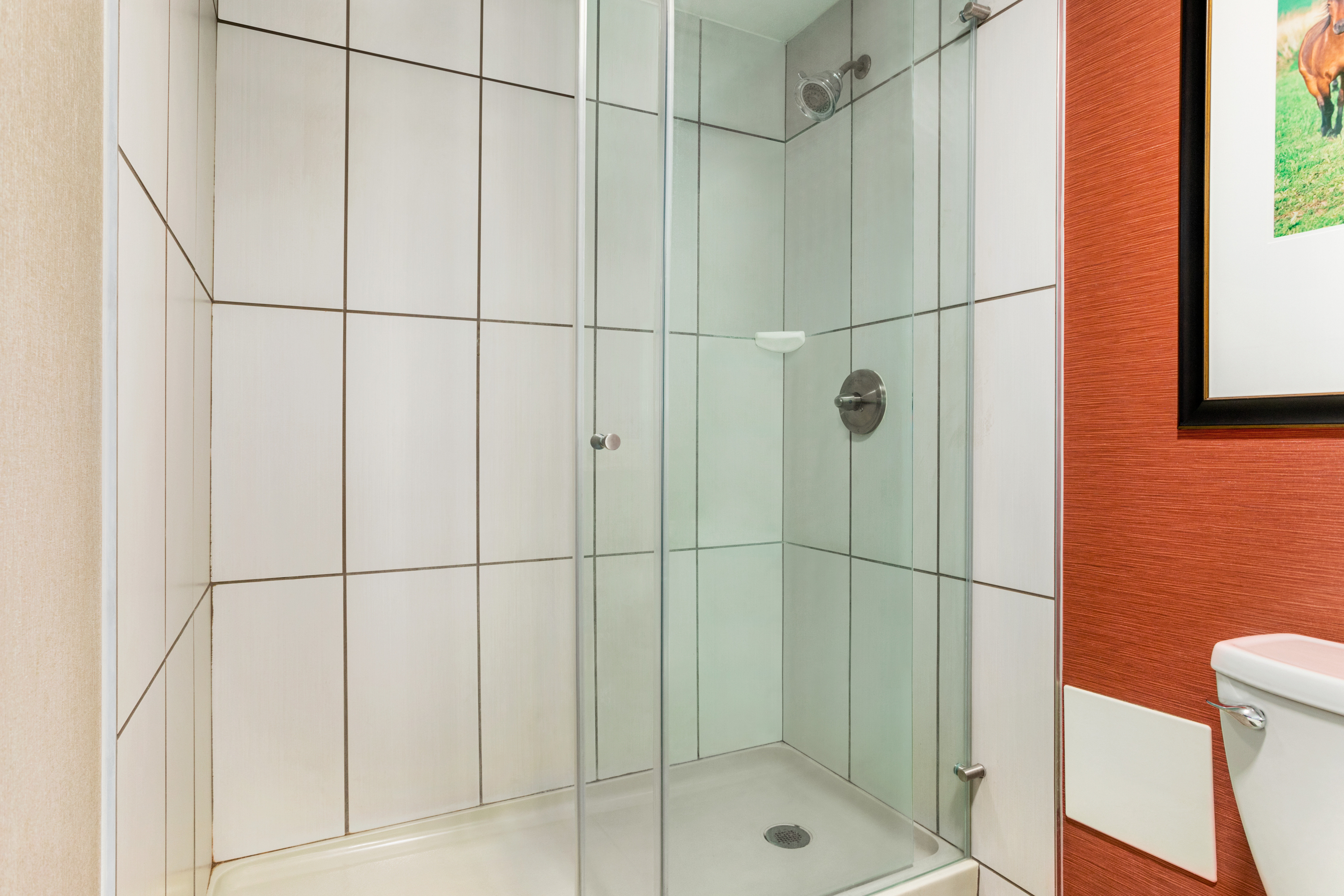 After a long day, rejuvenate in our guest room bathrooms.
