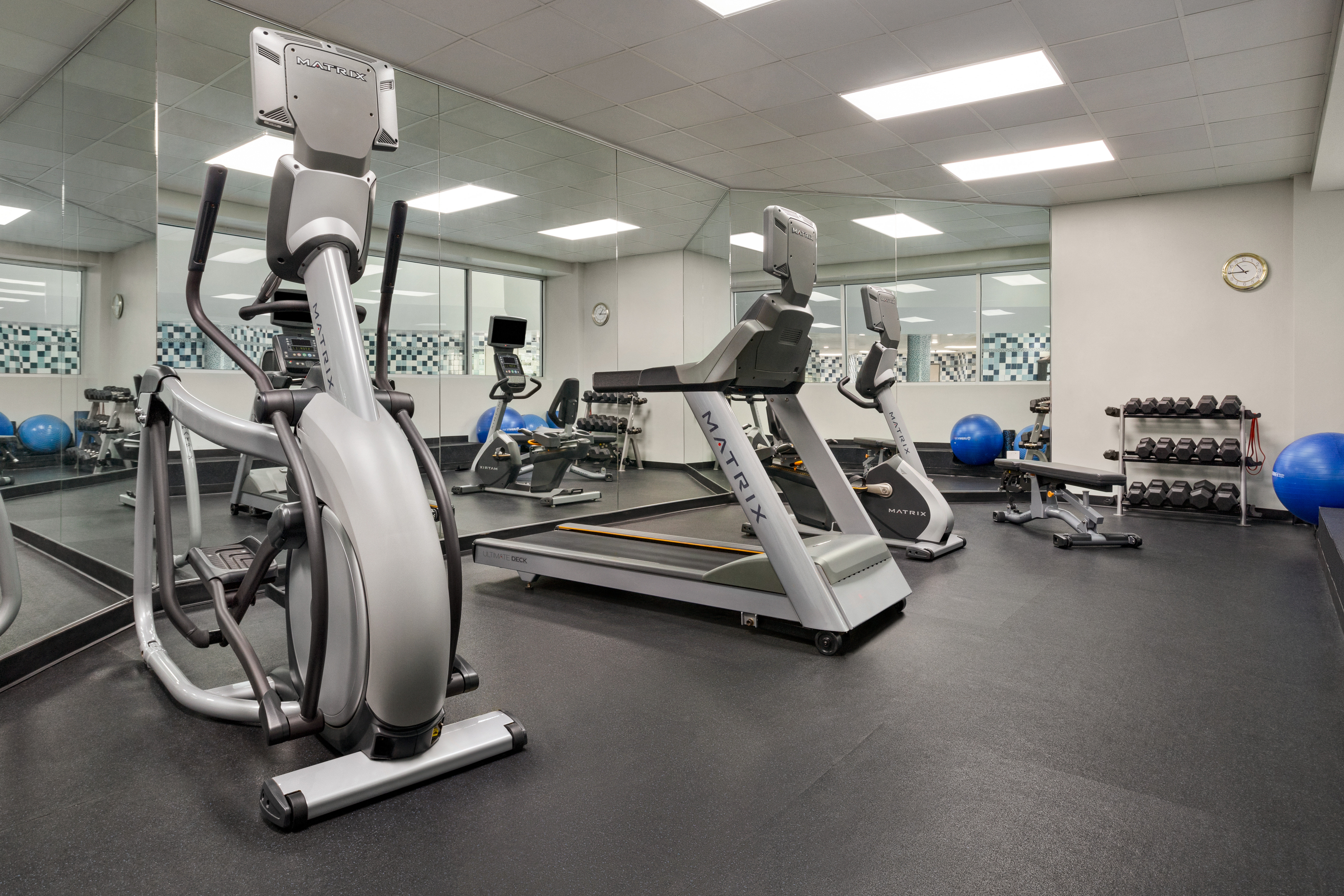 Continue your workout regimen in our Fitness Center.