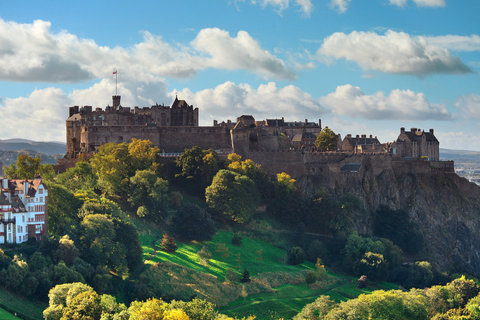 Standing proudly over the city is the historic Edinburgh Castle 