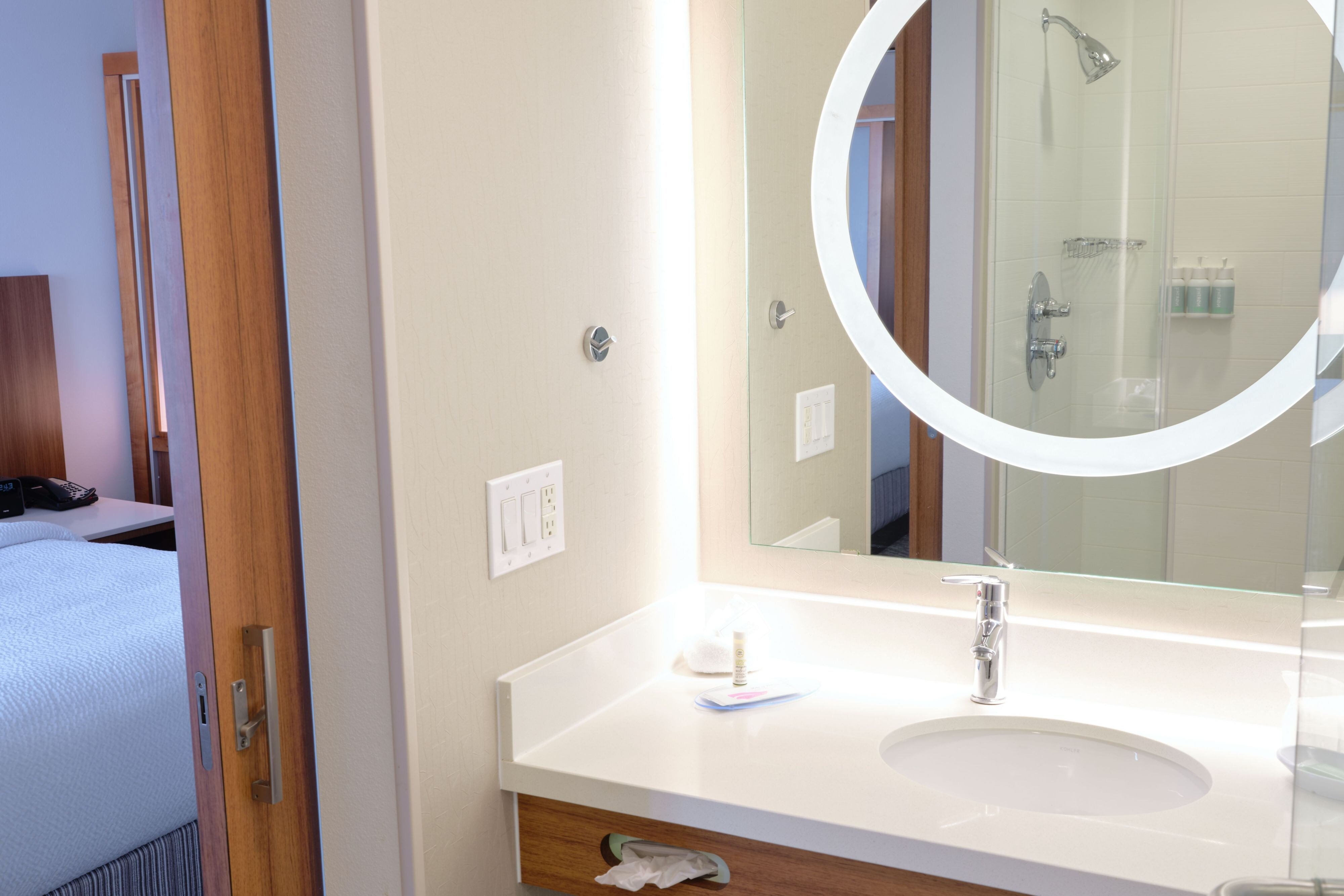 SpringHill Suites by Marriott Dallas Richardson/Plano-guestroom-Guest Bathroom - Walk in Shower.jpg