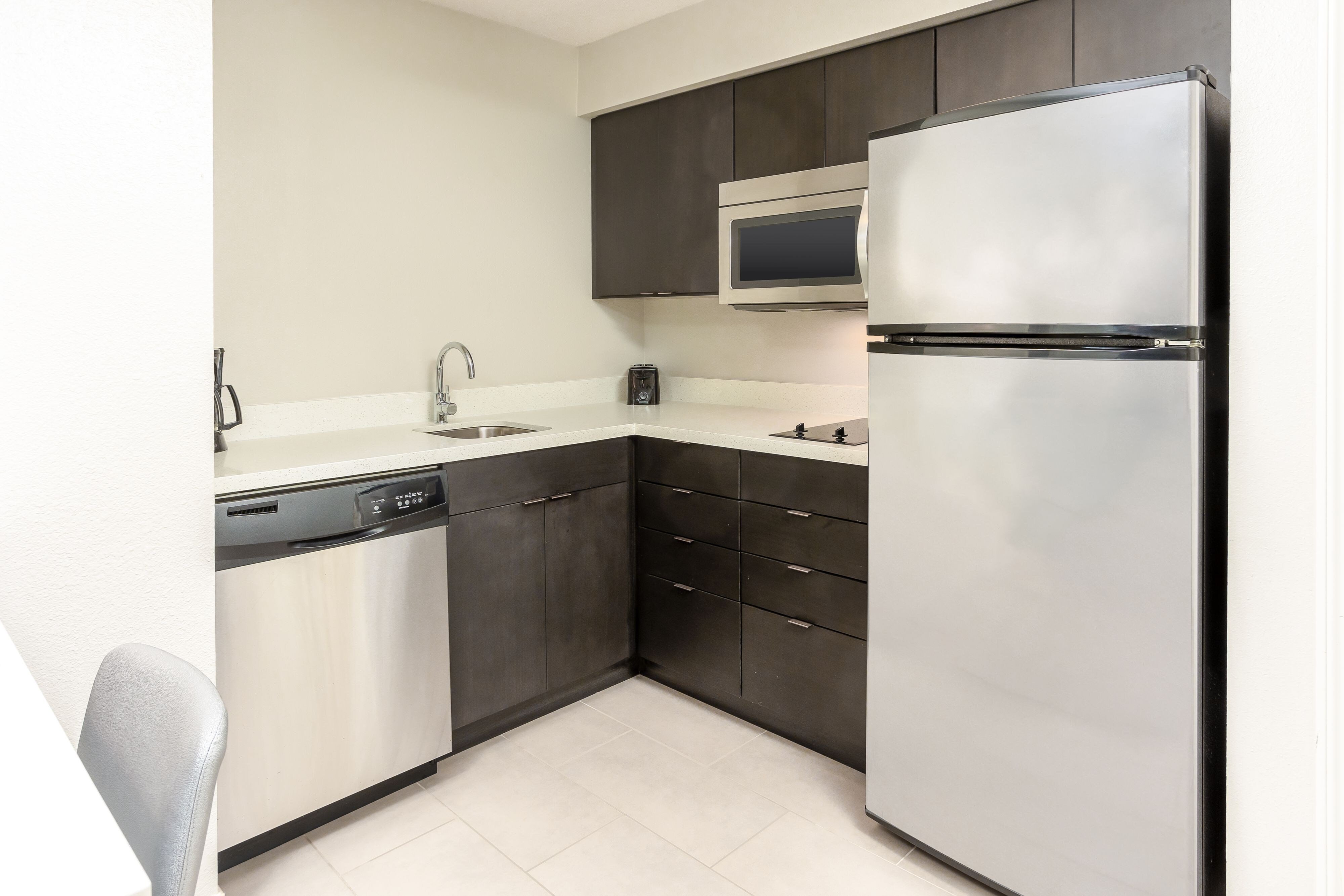 fully appointed kitchen with modern appliances