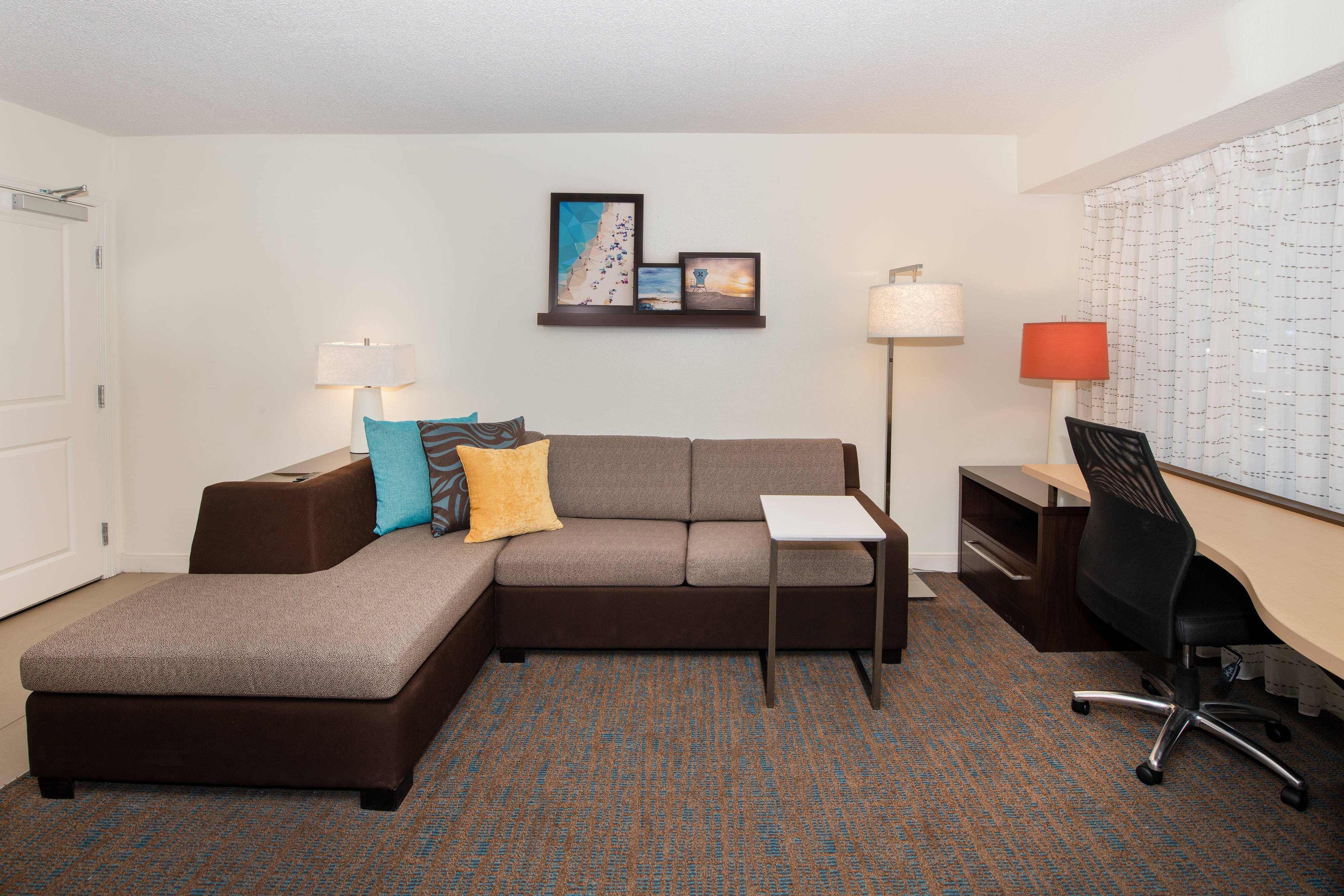 Residence Inn by Marriott Jacksonville Butler Boulevard-guestroom-Studio Suite - Living Room.jpg