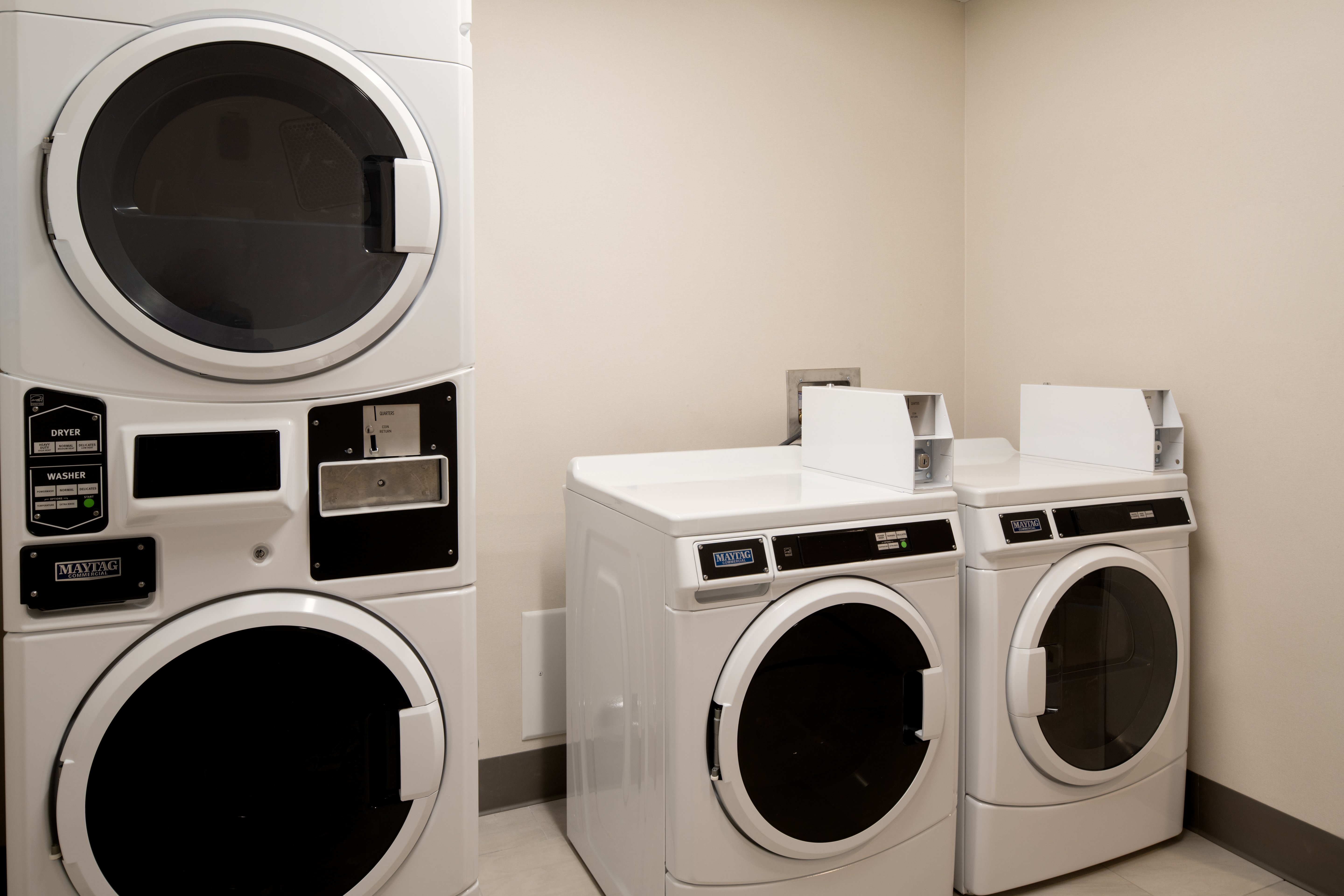 Onsite coin-operated laundry facility