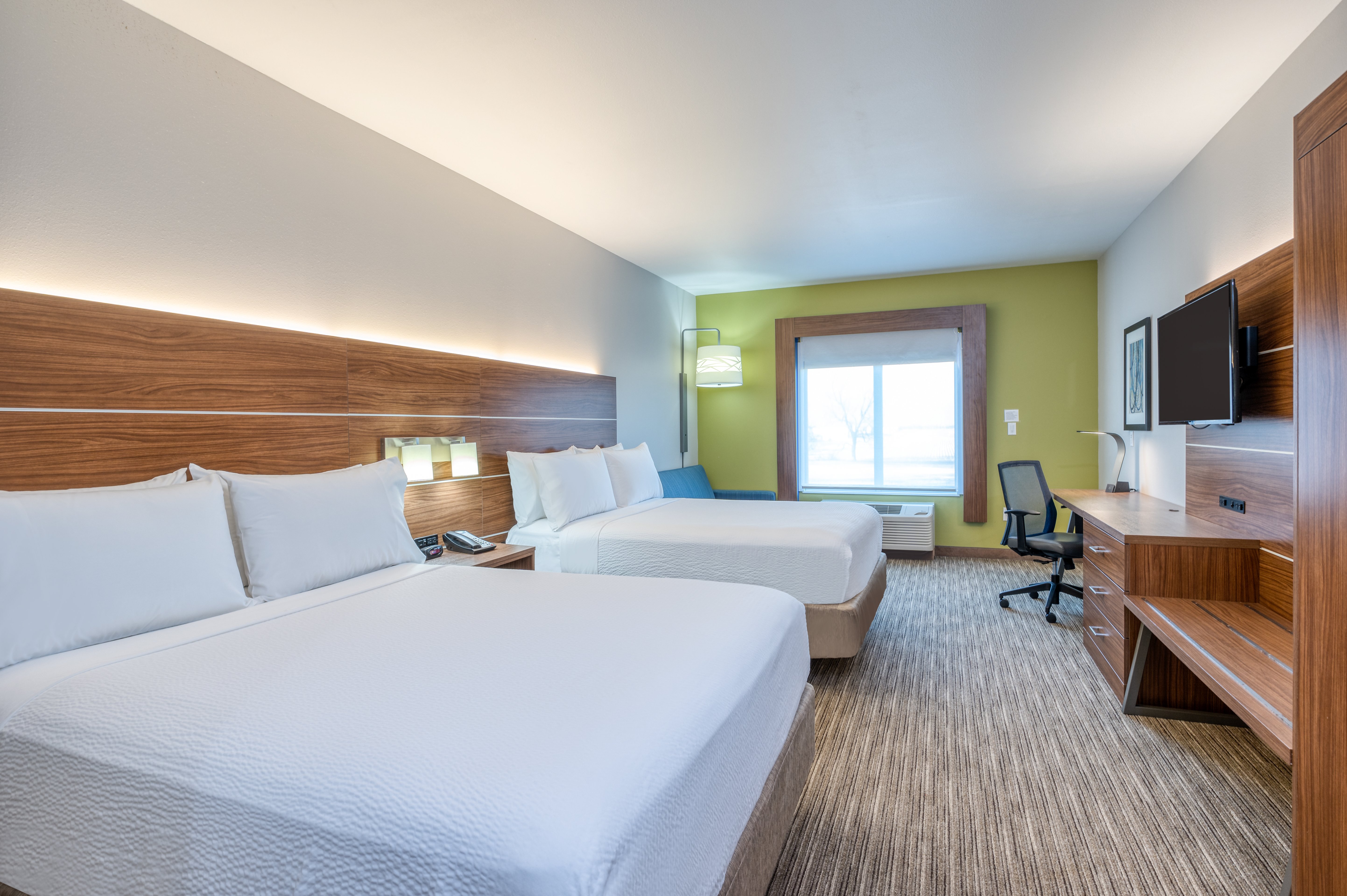 HOLIDAY INN EXP TROY BY IHG-guestroom-Queen Suites provide room for your whole family to stretch out..jpg