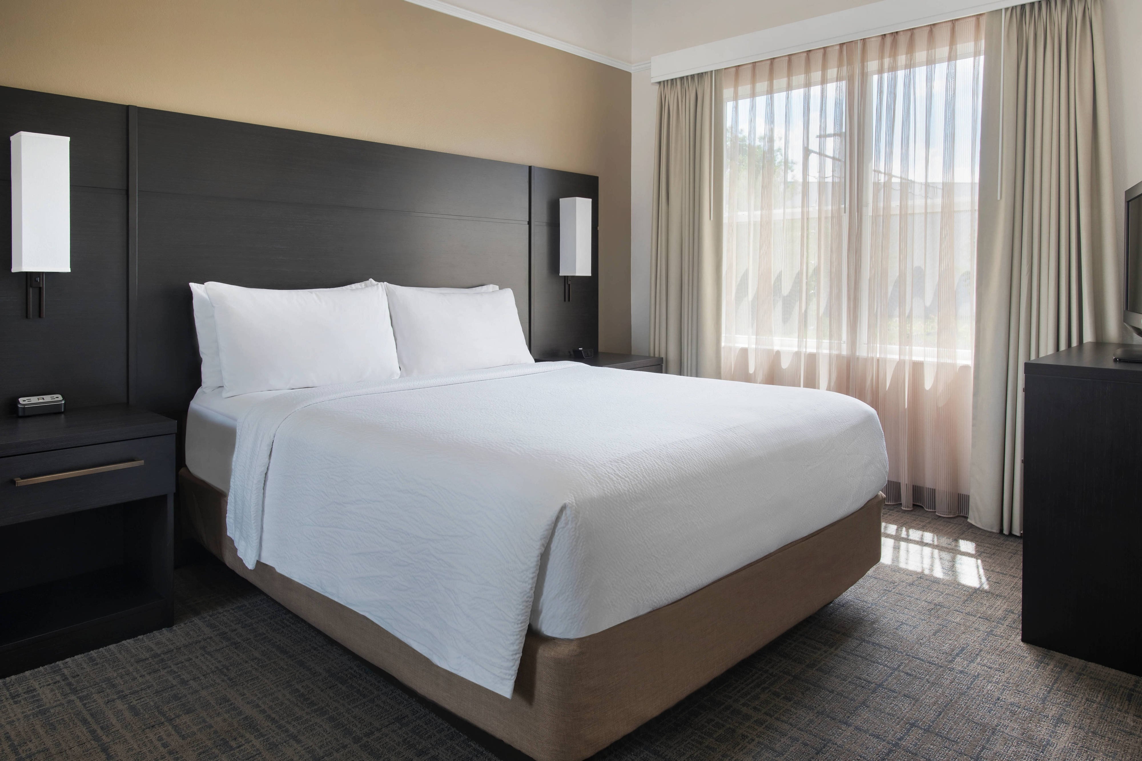 Residence Inn by Marriott Silver Spring-guestroom-One-Bedroom Suite- Bedroom.jpg